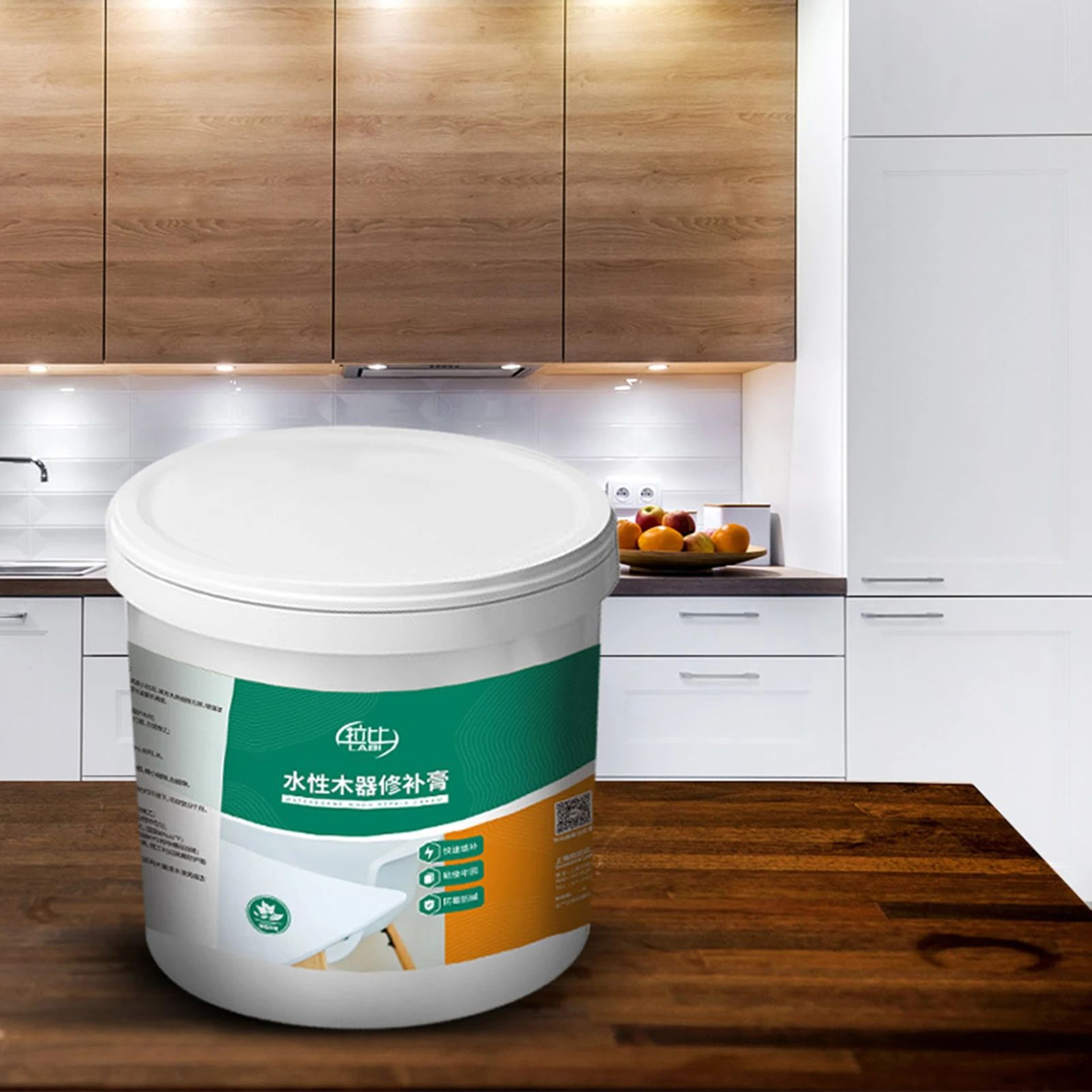 Wood Floor Repair Paste  Waterproof Scratch Crack Chip  Hole Filler Cream For Furniture Floors Wall 1