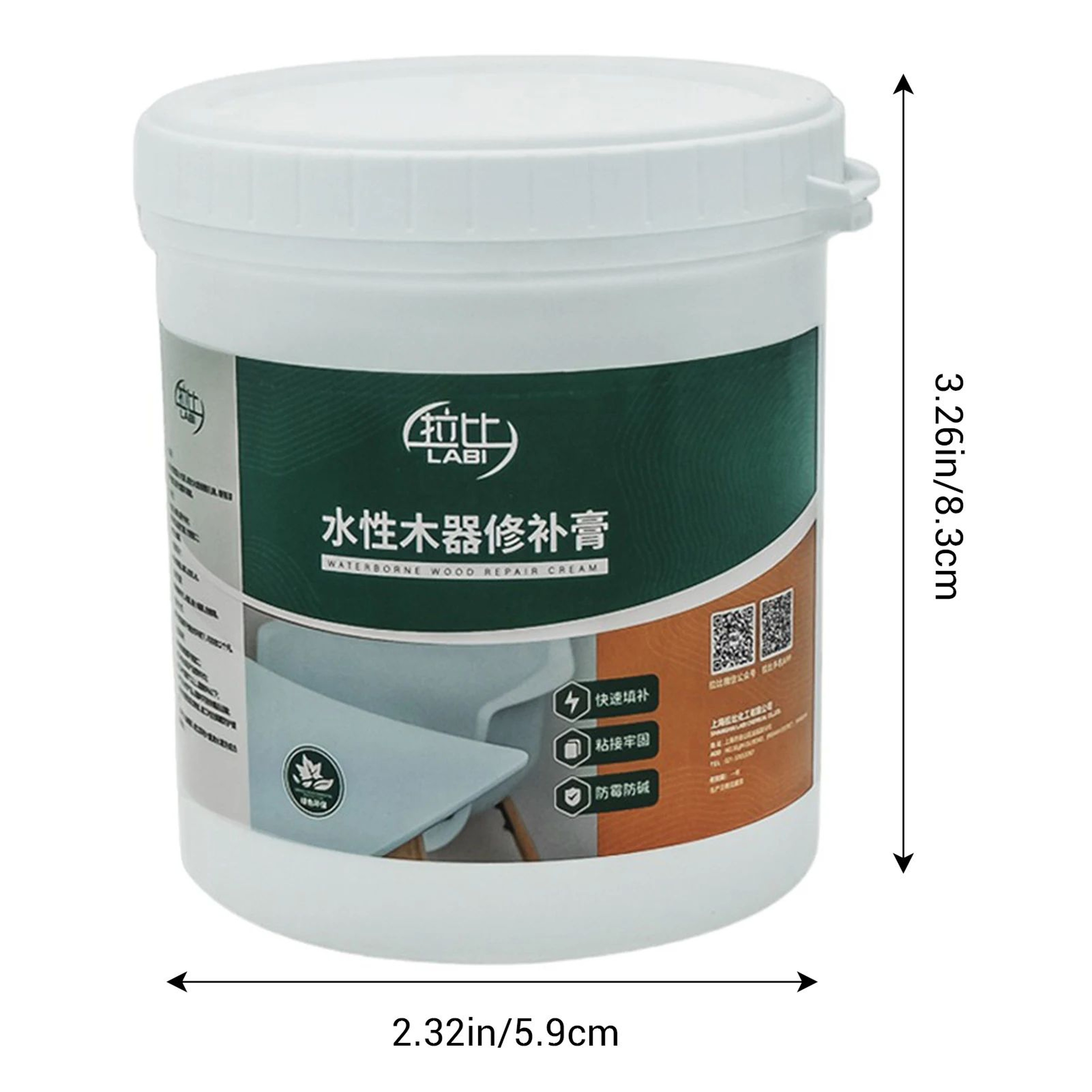Wood Floor Repair Paste  Waterproof Scratch Crack Chip  Hole Filler Cream For Furniture Floors Wall 4