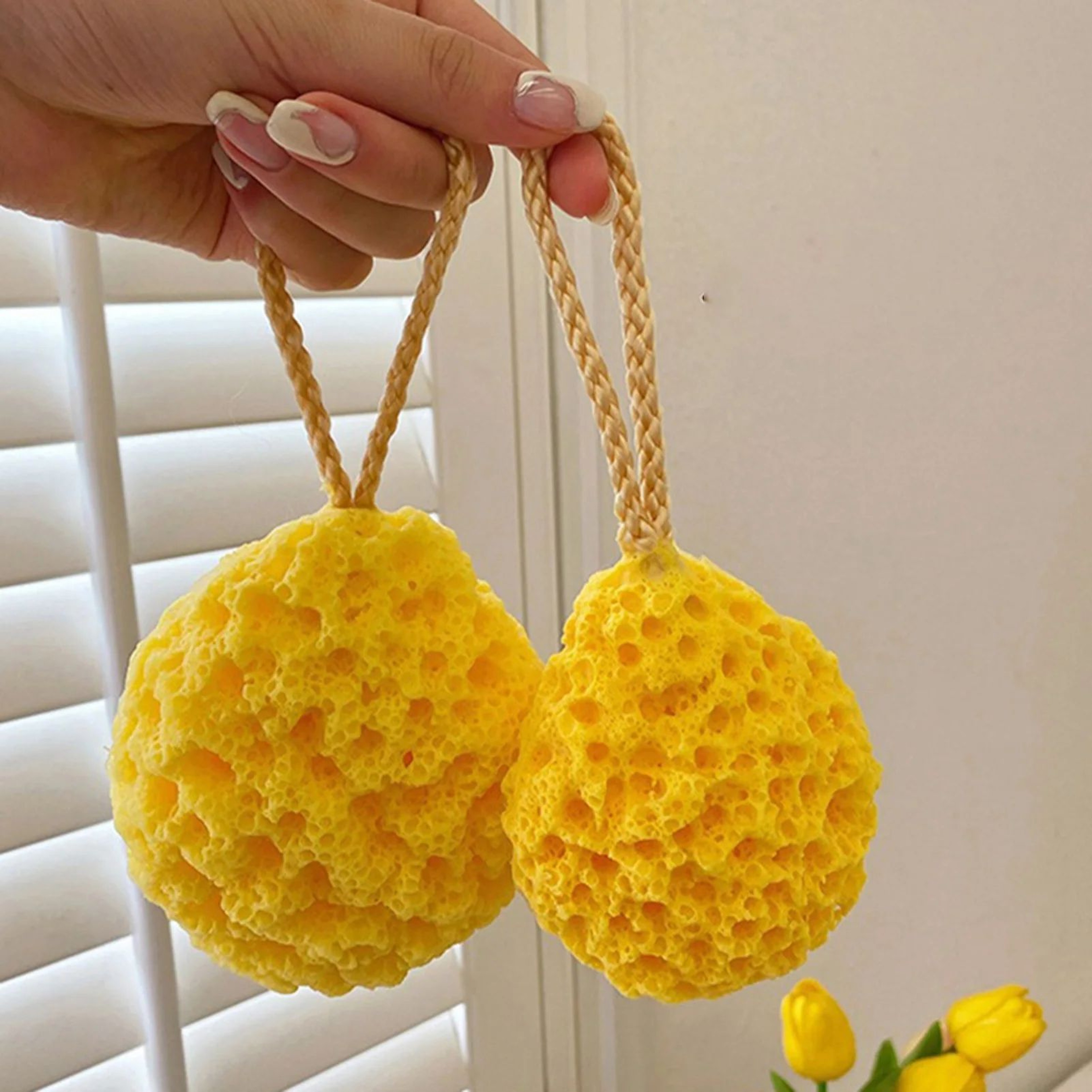 Super Soft Bath Sponge  Honeycomb Body Scrubber QuickDrying Foaming Shower Sponge For Baby Kids Adu 0