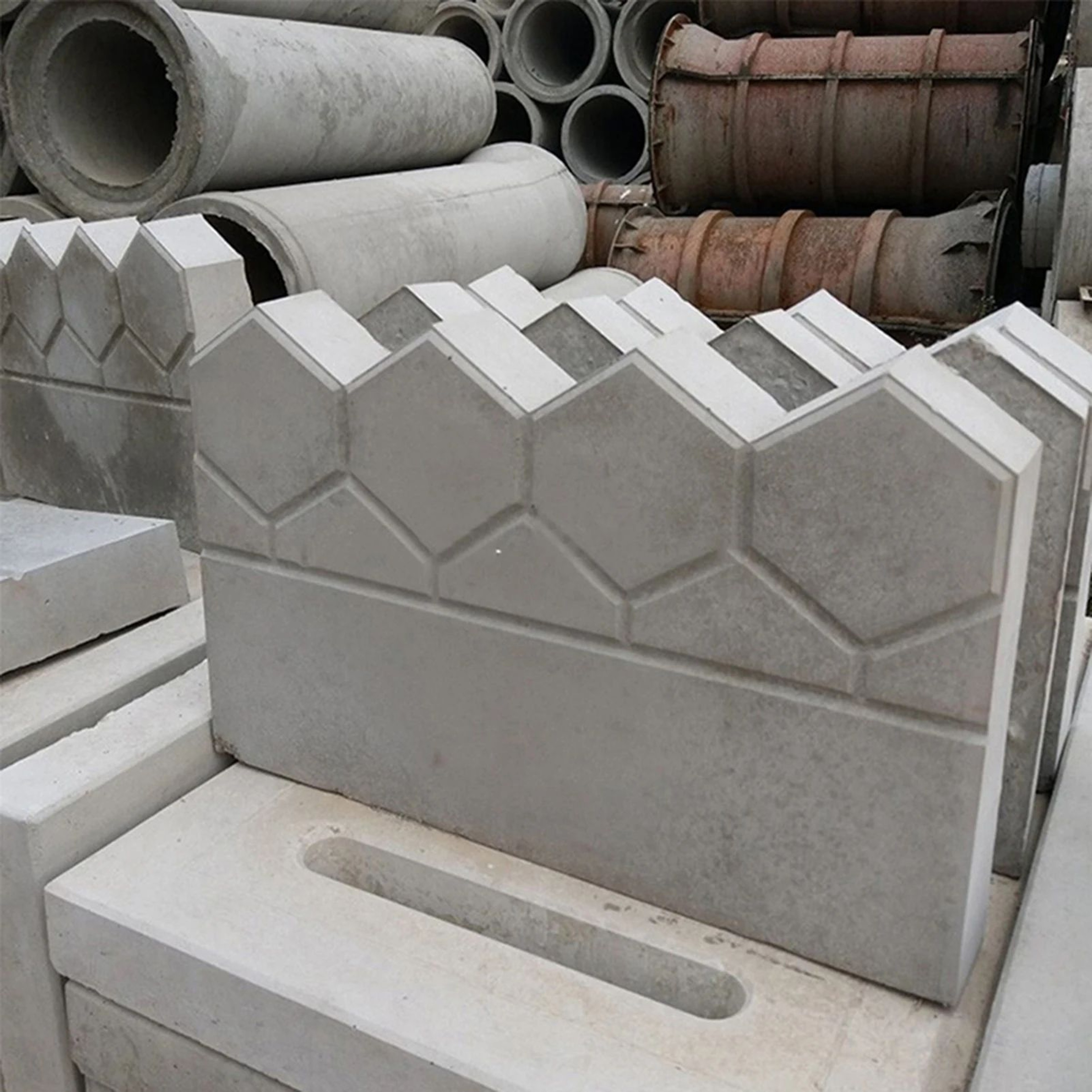 Garden Edging Concrete Mold  Reusable Plastic DIY Border Form For Neat Flower Beds Walkways Yard An 1