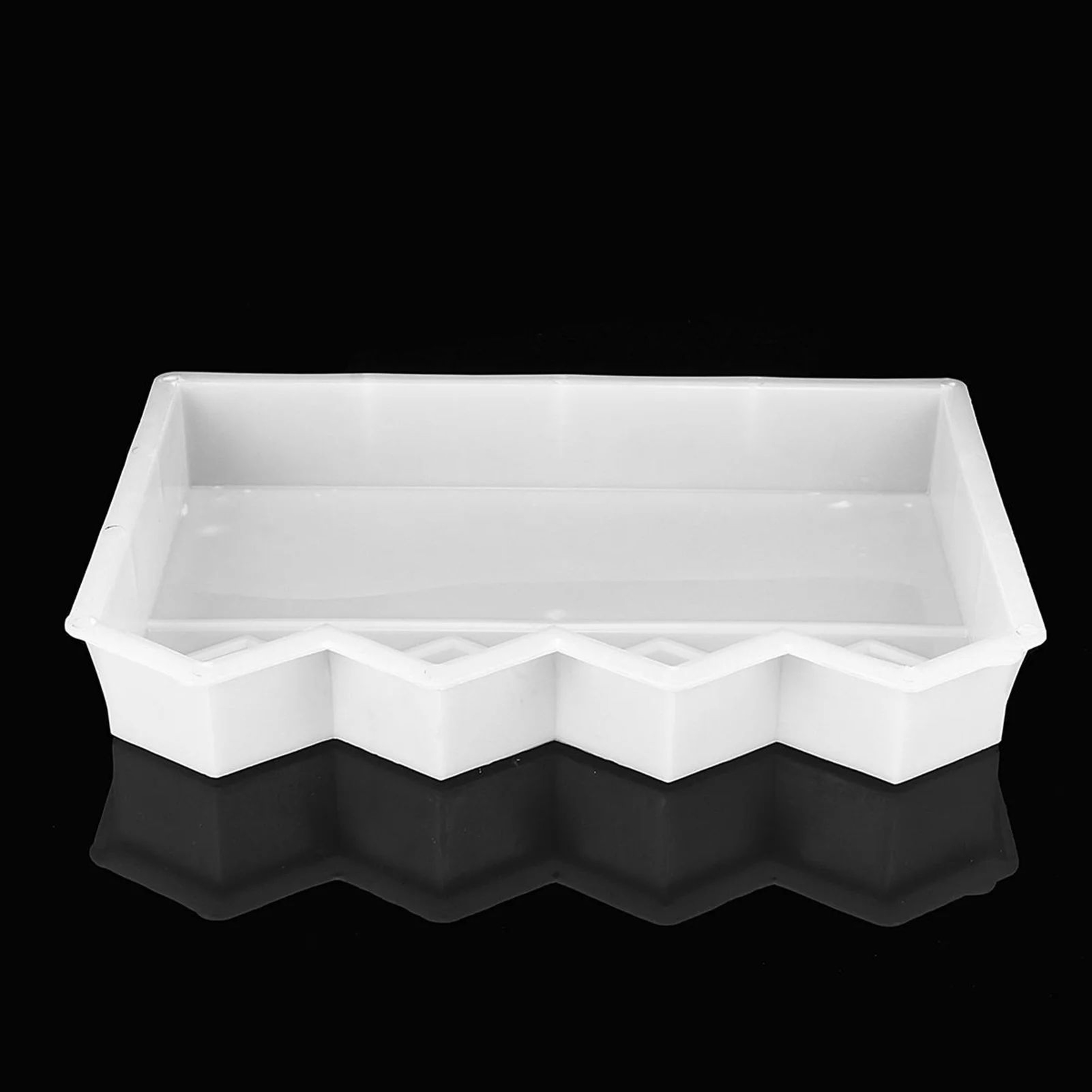 Garden Edging Concrete Mold  Reusable Plastic DIY Border Form For Neat Flower Beds Walkways Yard An 5