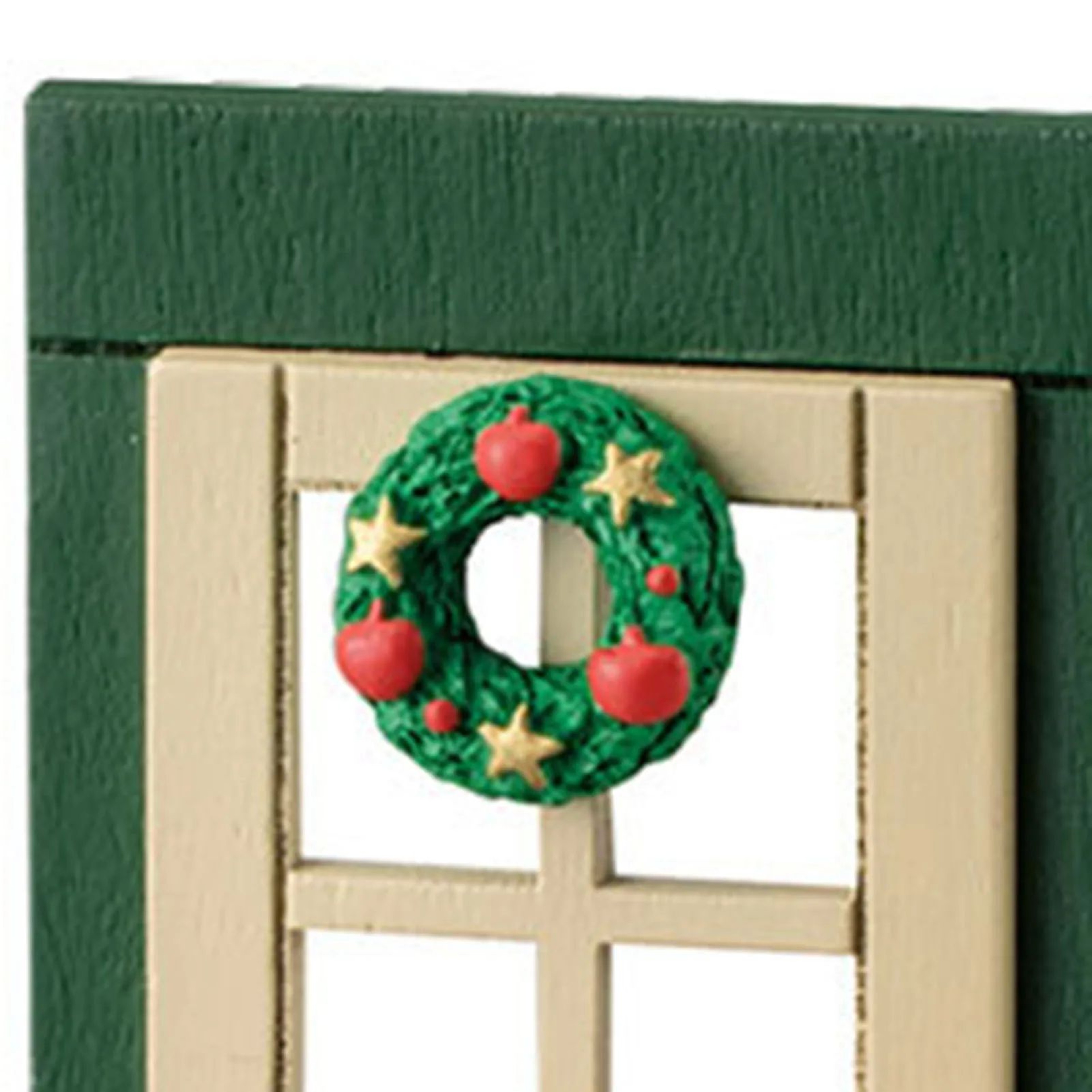 Wooden Christmas Door Ornament  Lovely Miniature Hanging Decoration For Festive Walls Holiday Parti 3