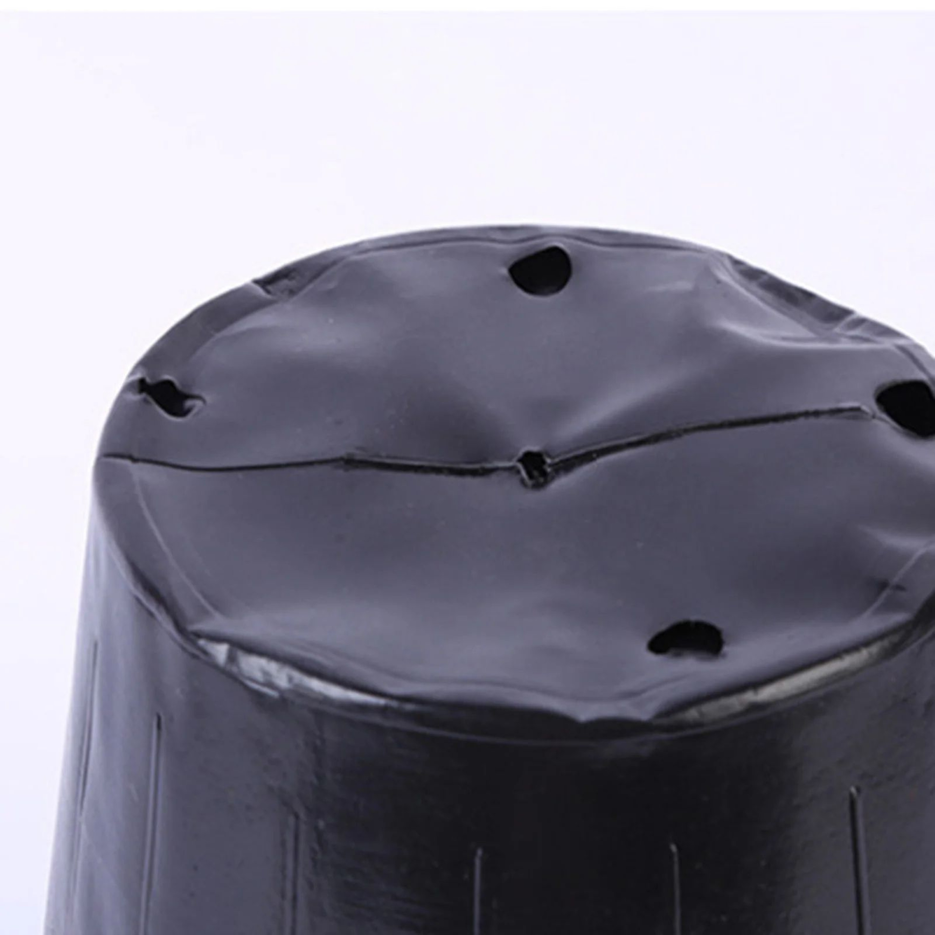 Reusable Black Nursery Pots  Flexible Plastic Seedling Containers For Easy Transplanting Succulents