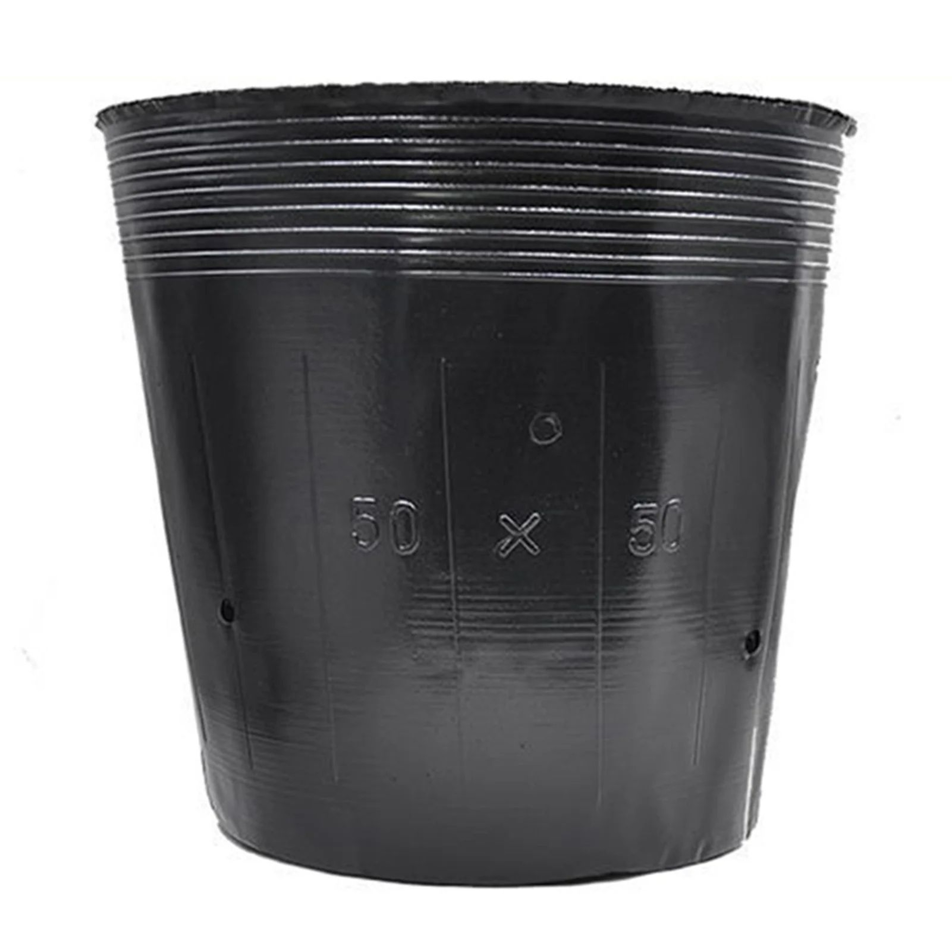 Reusable Black Nursery Pots  Flexible Plastic Seedling Containers For Easy Transplanting Succulents 10