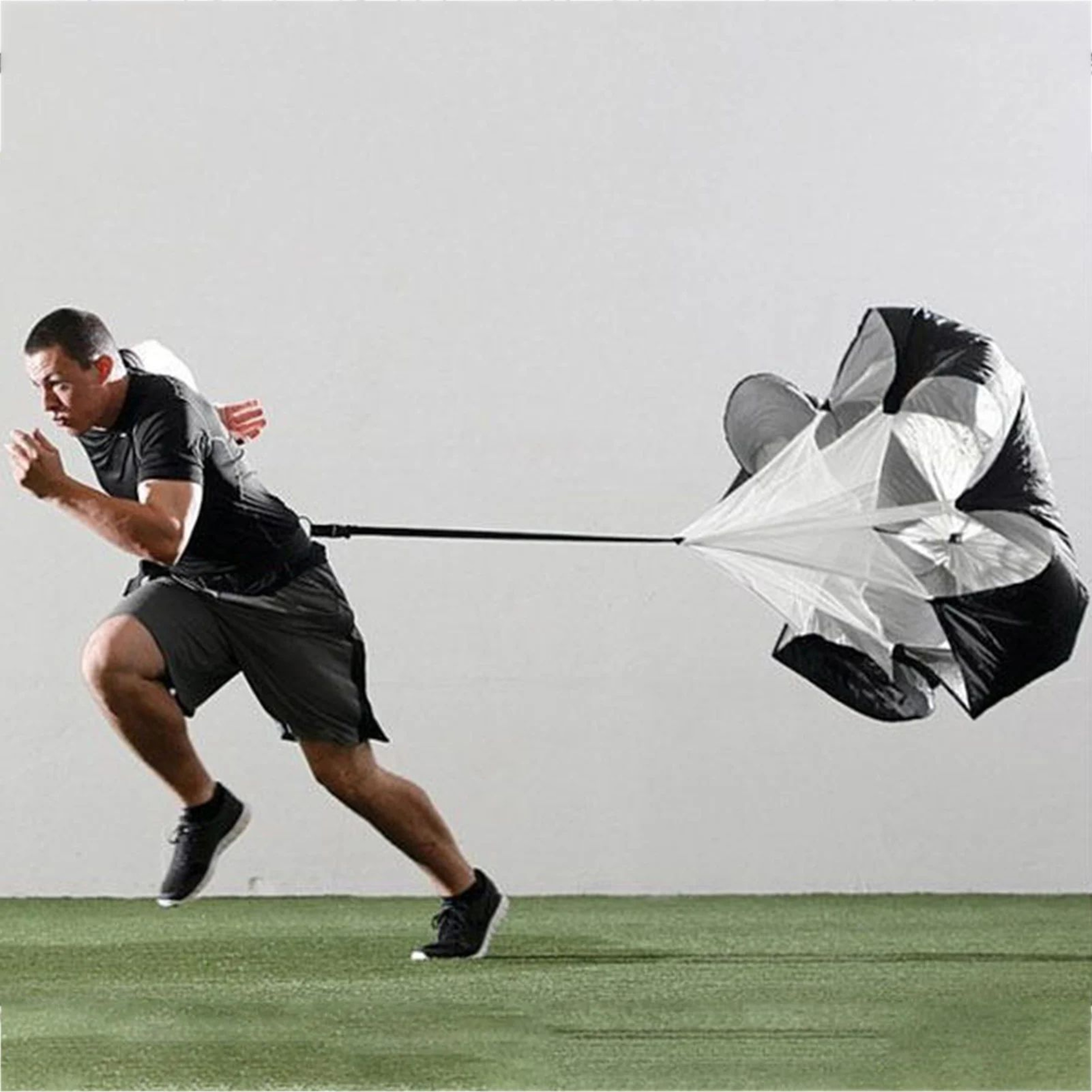 Kids Running Resistance Parachute  Adjustable Nylon Belt Speed Trainer With Bag For Youth Sprinting 4