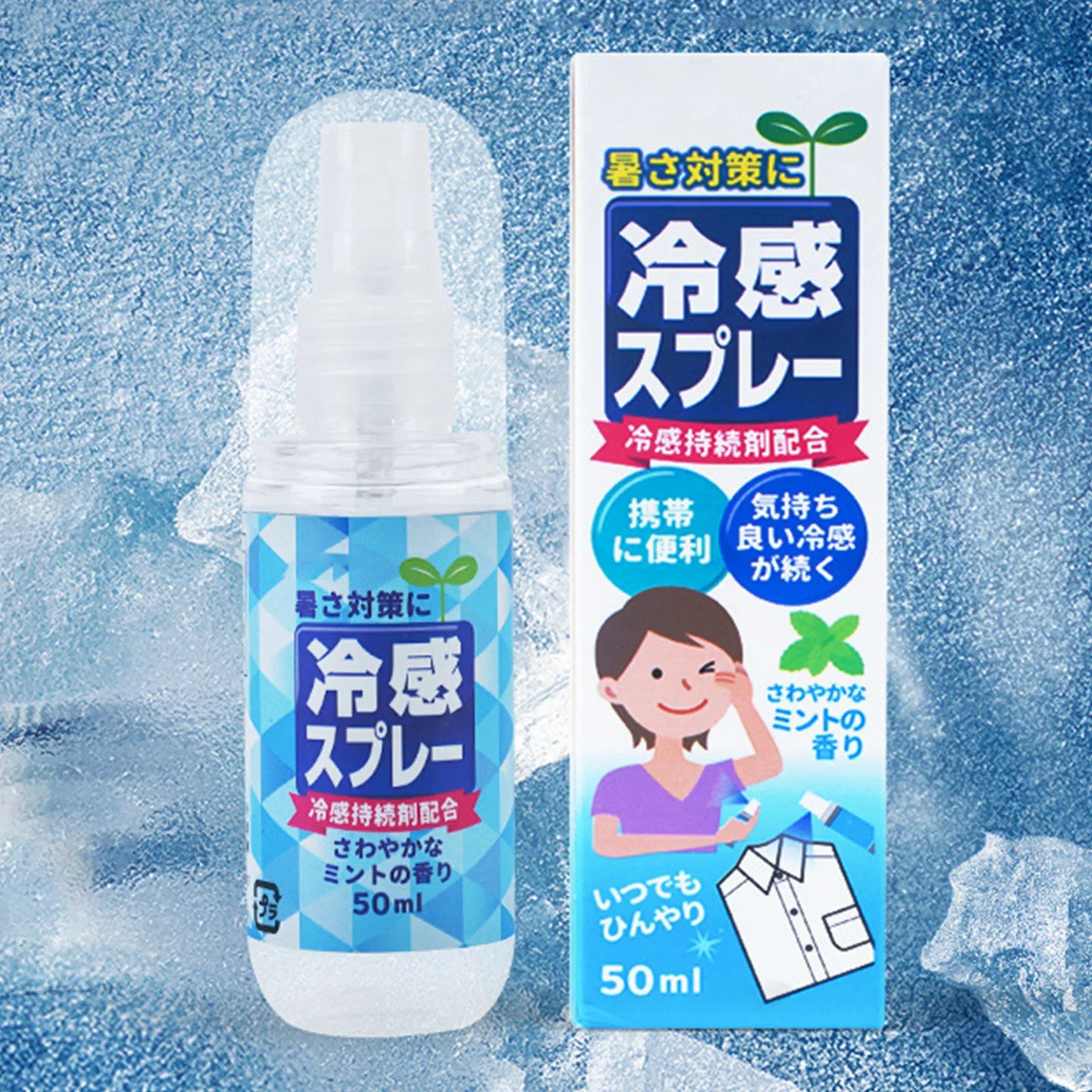 Peppermint Cooling Spray  169 Fl Oz Handy Refreshing Mist For Summer Travel Commuting And Outdoor C 0