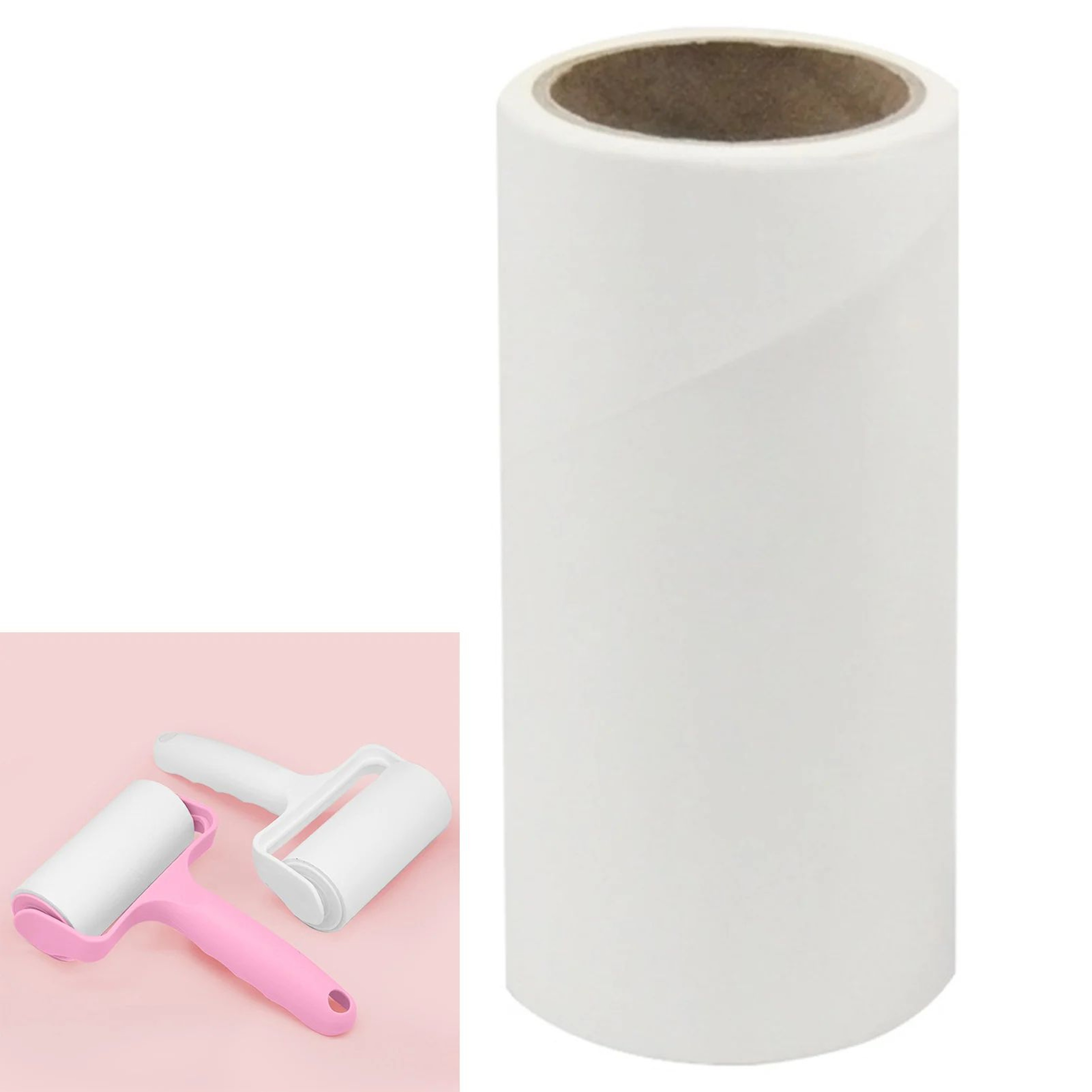 Extra Sticky Lint Roller Refills  EasyTear Adhesive Rolls For Dog Hair Cat Fur Dust  Fuzz On Fabric 0