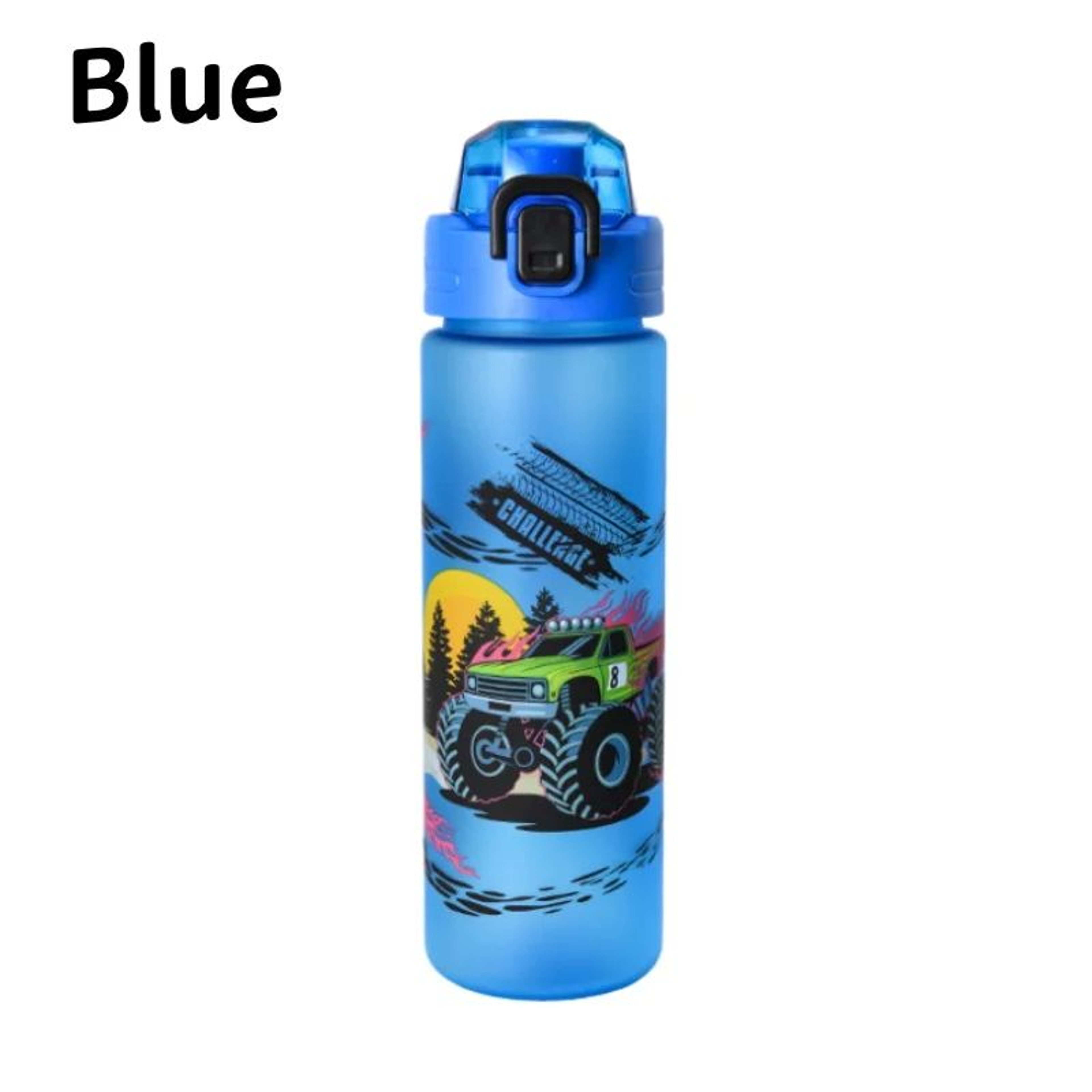 Cartoon Water Bottle  2463 Fl Oz Leakproof Plastic Tumbler With PopUp Lid For Drinking At School Sp 8