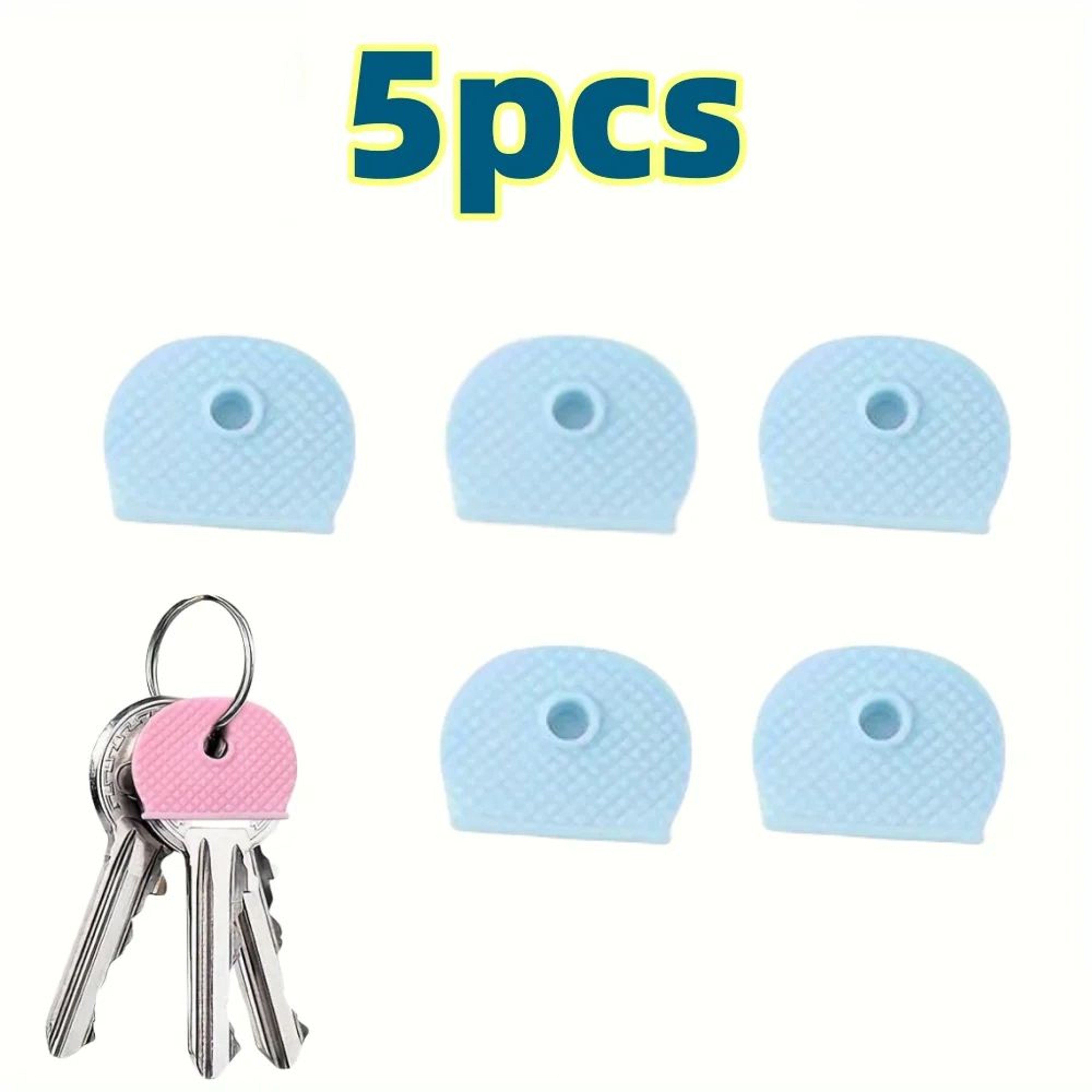 Multicolor Silicone Key Caps  ColorCoded Key Covers For Quick Door Identification Easy Sorting And  6