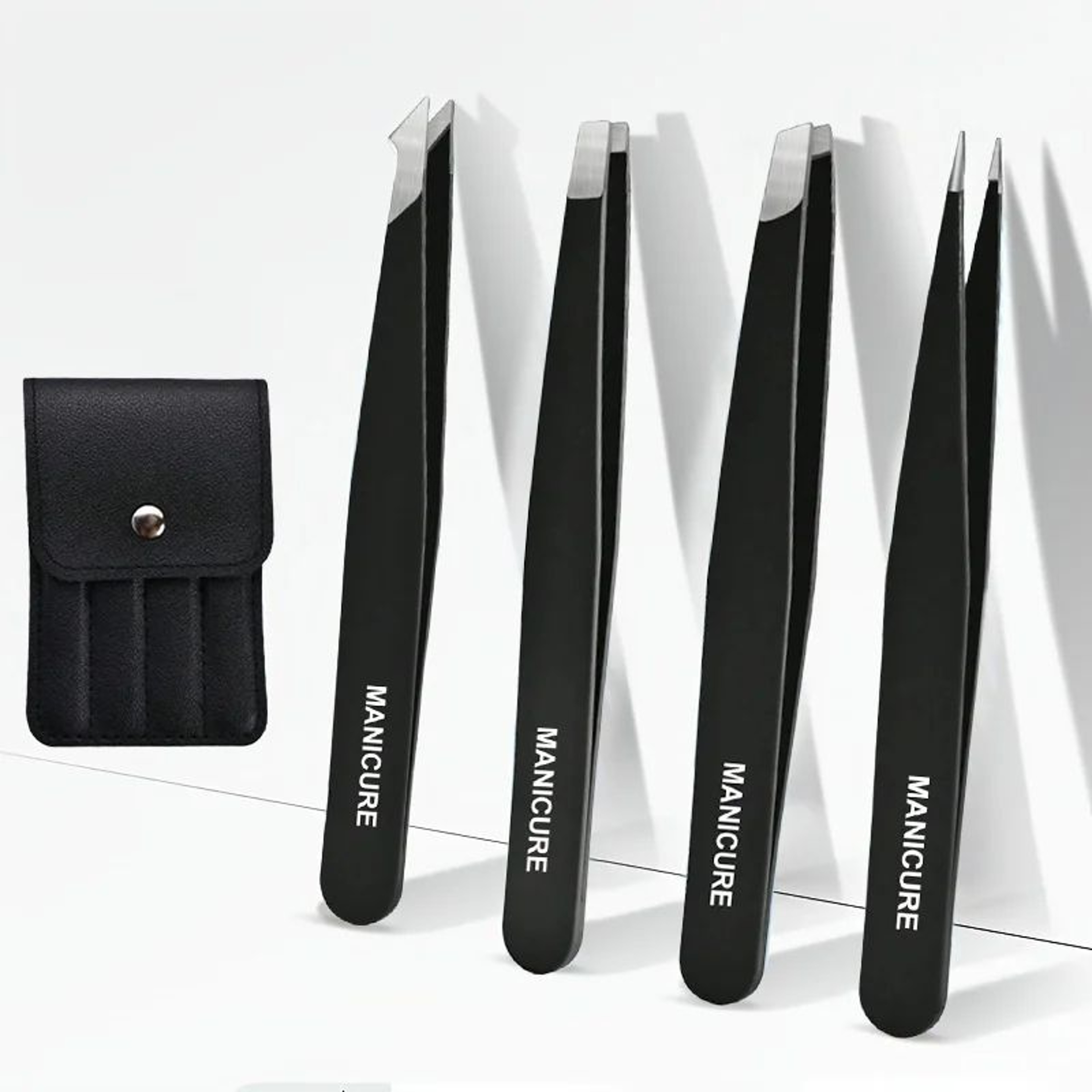 Stainless Steel Eyebrow Tweezer Set  Precision Facial Hair Removal Tools For Neat Brow Shaping And