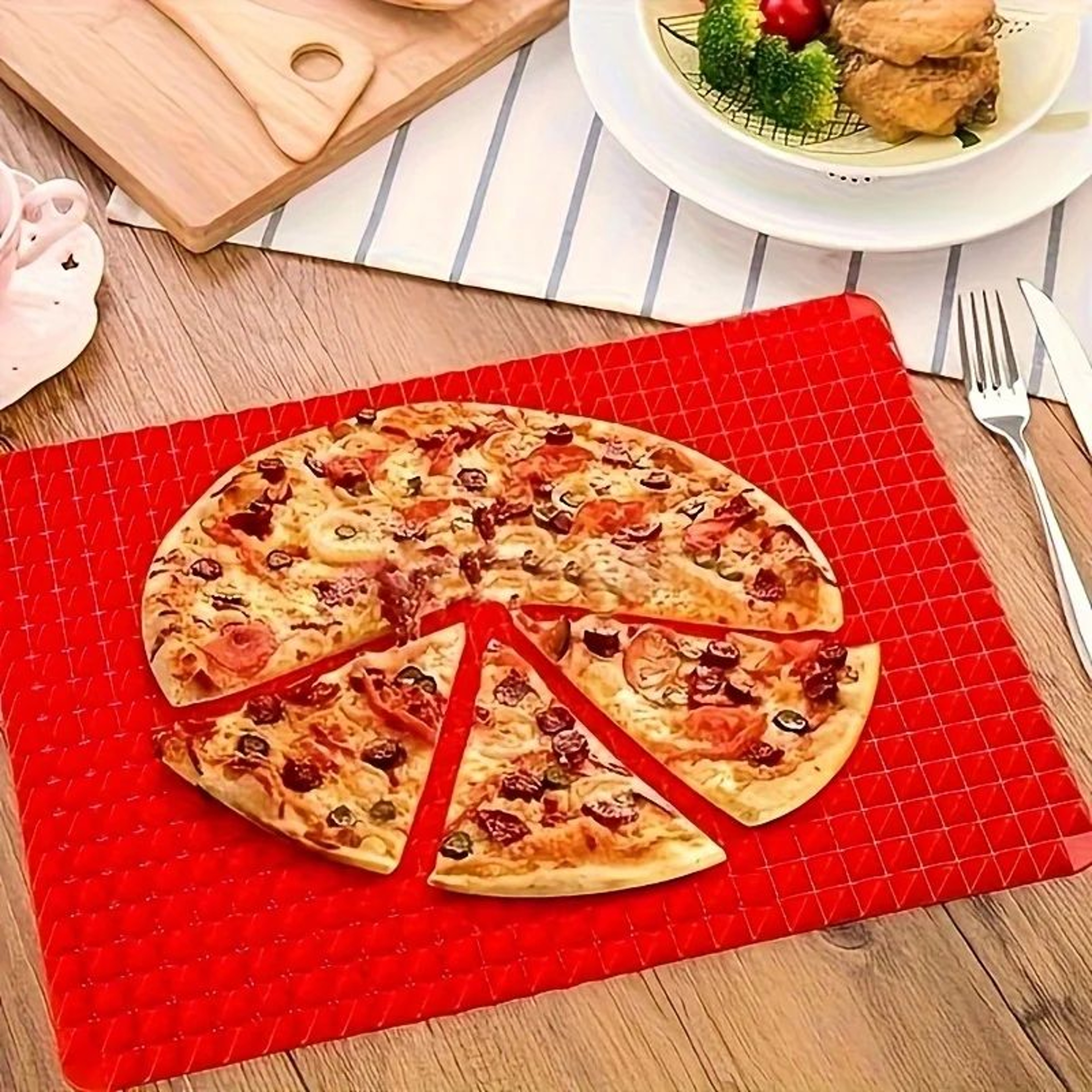 Pyramid Silicone Baking Mat  16 X 11 In Nonstick BPAFree Roasting Liner For Easy Cleanup Oven Meals 2