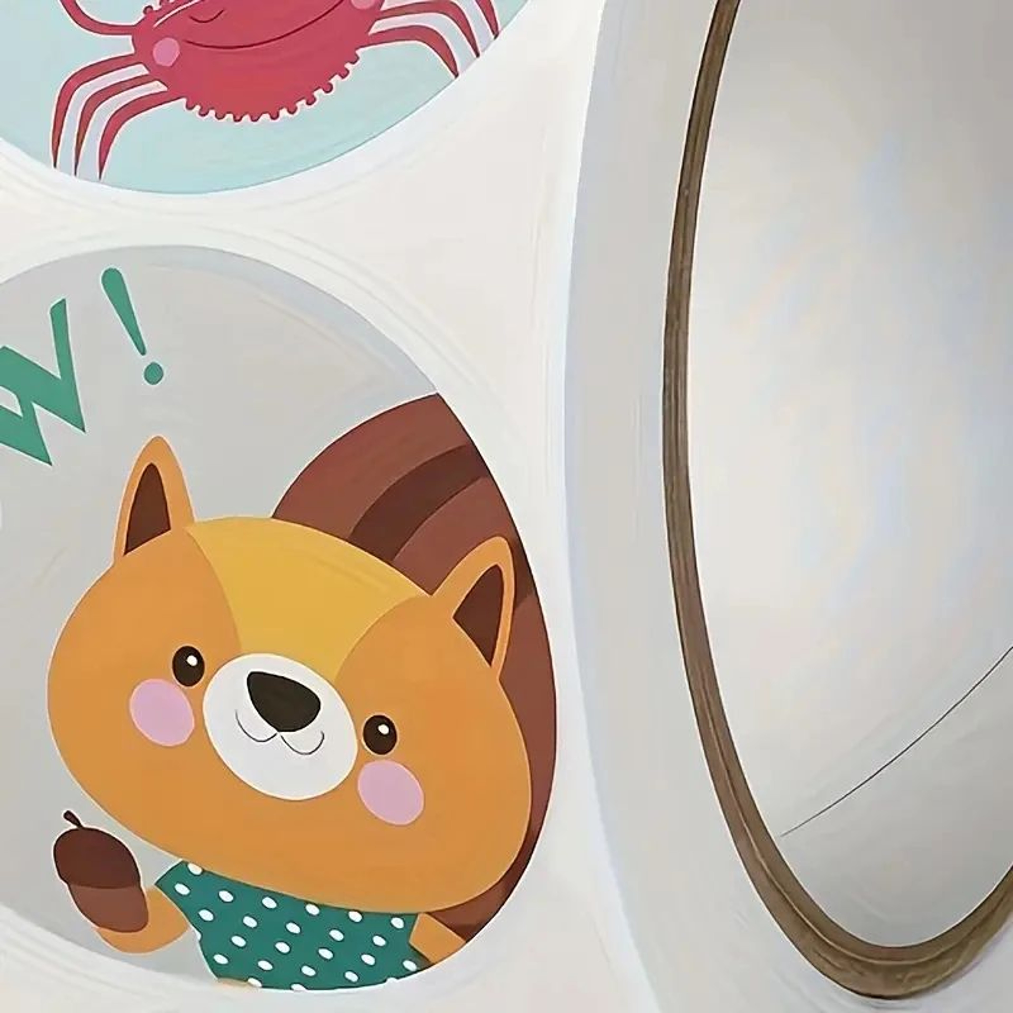 Cartoon Animal Stickers  Roll Of Fun Round Reward Labels For Teachers School Photocard Decor  Gift  4