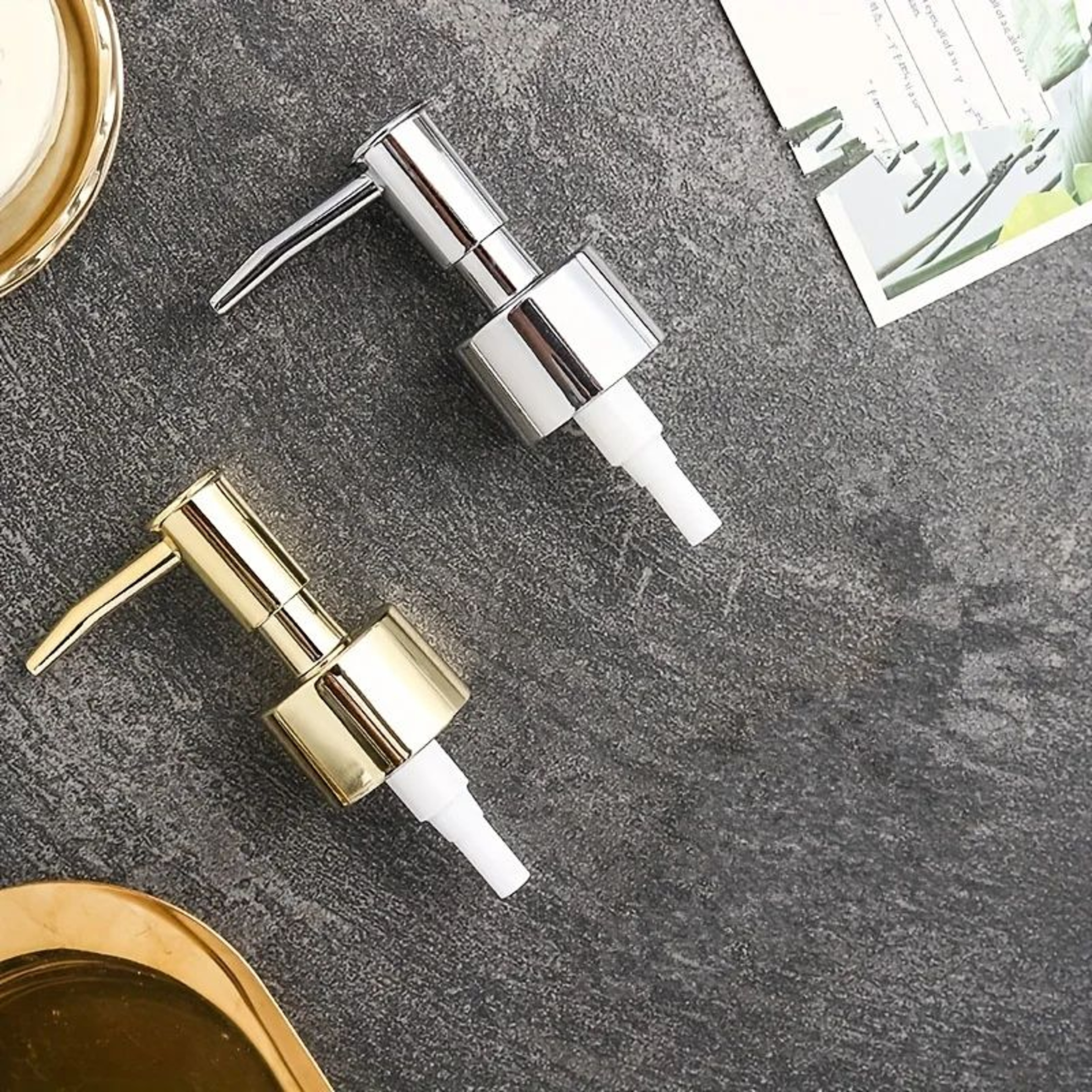 Soap And Lotion Pump Replacement  Plastic Dispenser Head With Tube For Practical Bathroom Bottle Re 1