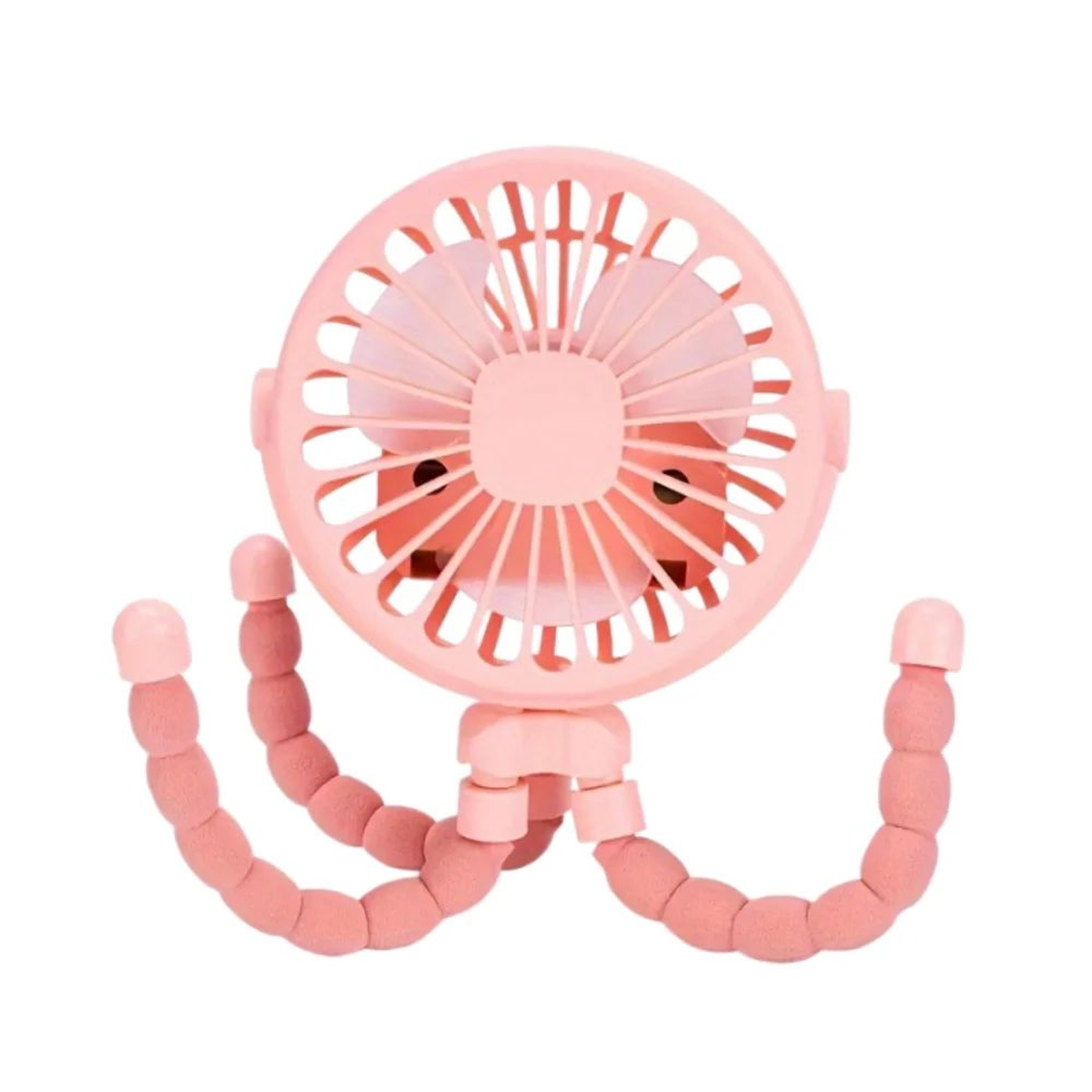 Portable Tripod Fan  USB Rechargeable Mini Fan With Flexible Legs And 3 Speeds For Strollers Travel 8