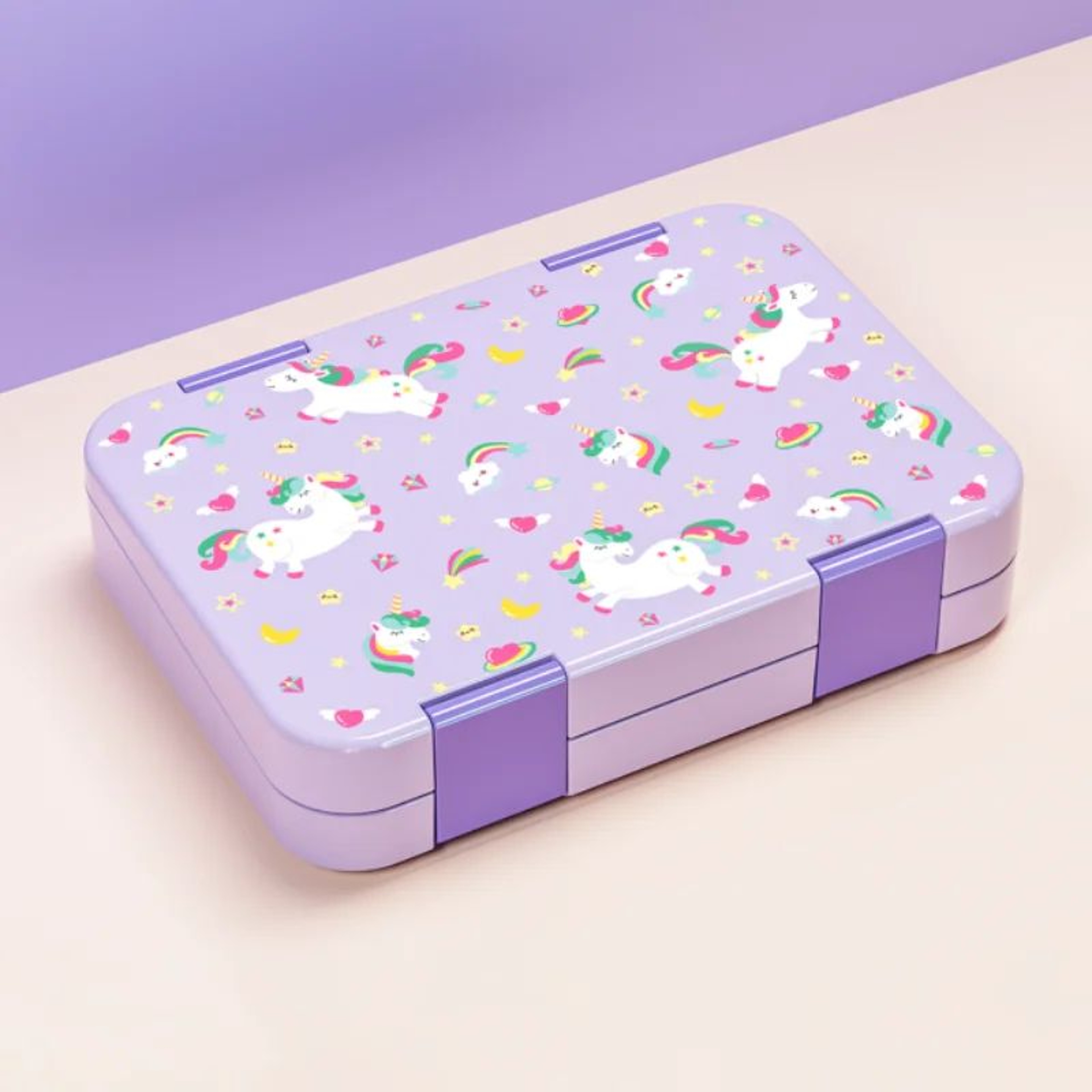 Cartoon Bento Lunch Box  37 Fl Oz Divided Leakproof BPAFree Food Container For Neat School Lunches  8