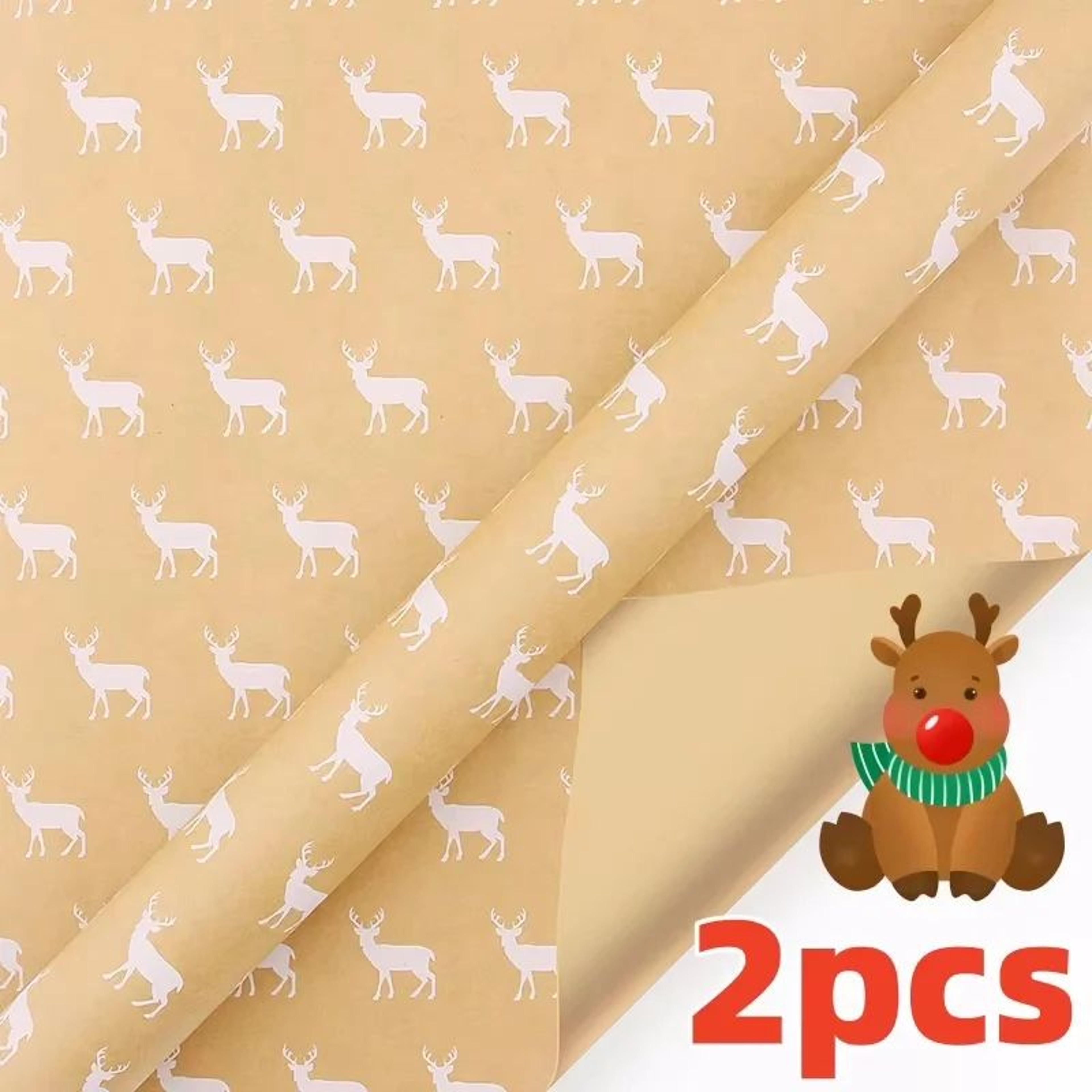 Christmas Gift Wrapping Paper  169 X 590 In Roll With Snowflake And Tree Patterns For Festive Holid 13