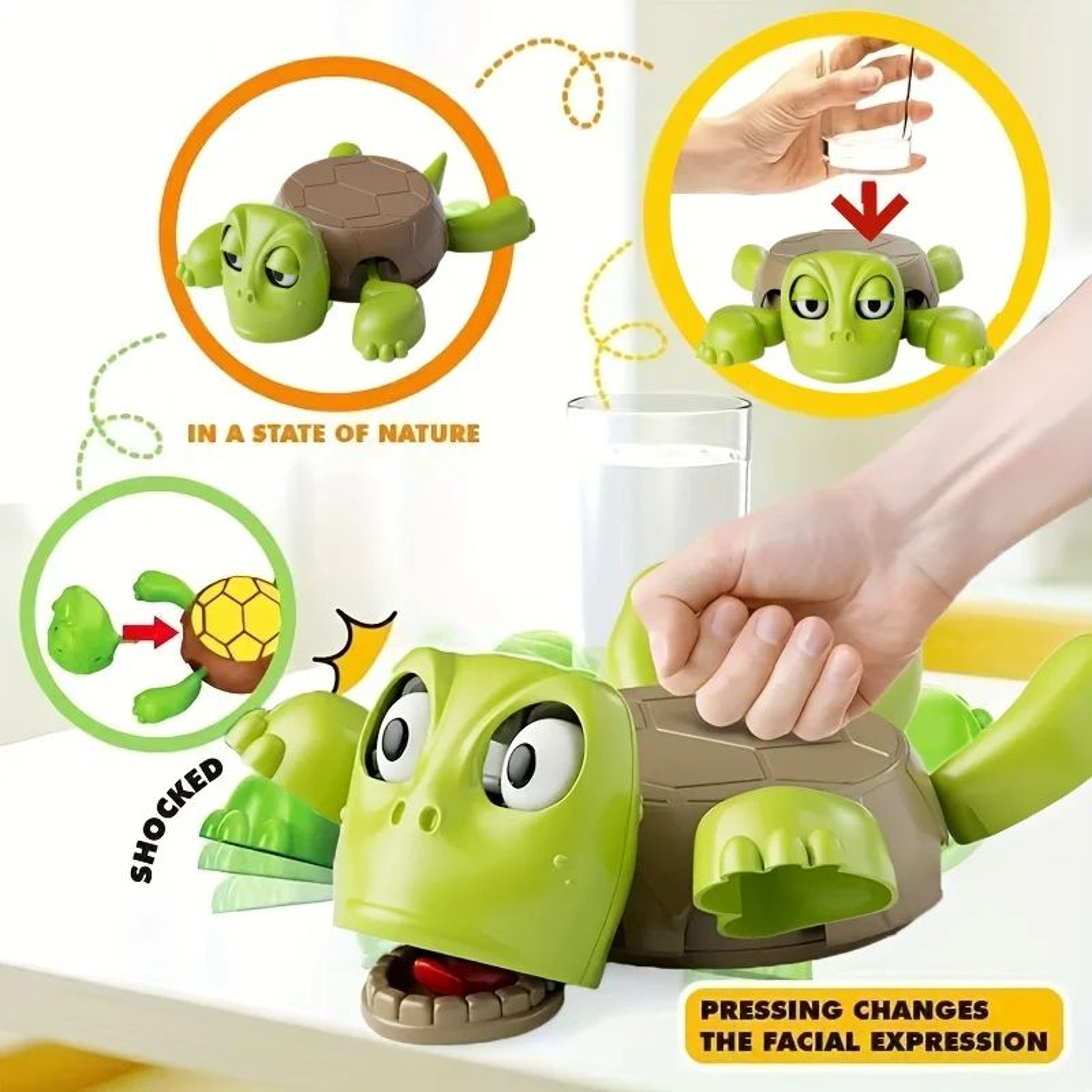 Funny Turtle Coaster  AntiSlip HeatResistant Cup Pad For Desk Protection Home Office Decor  Playful 2