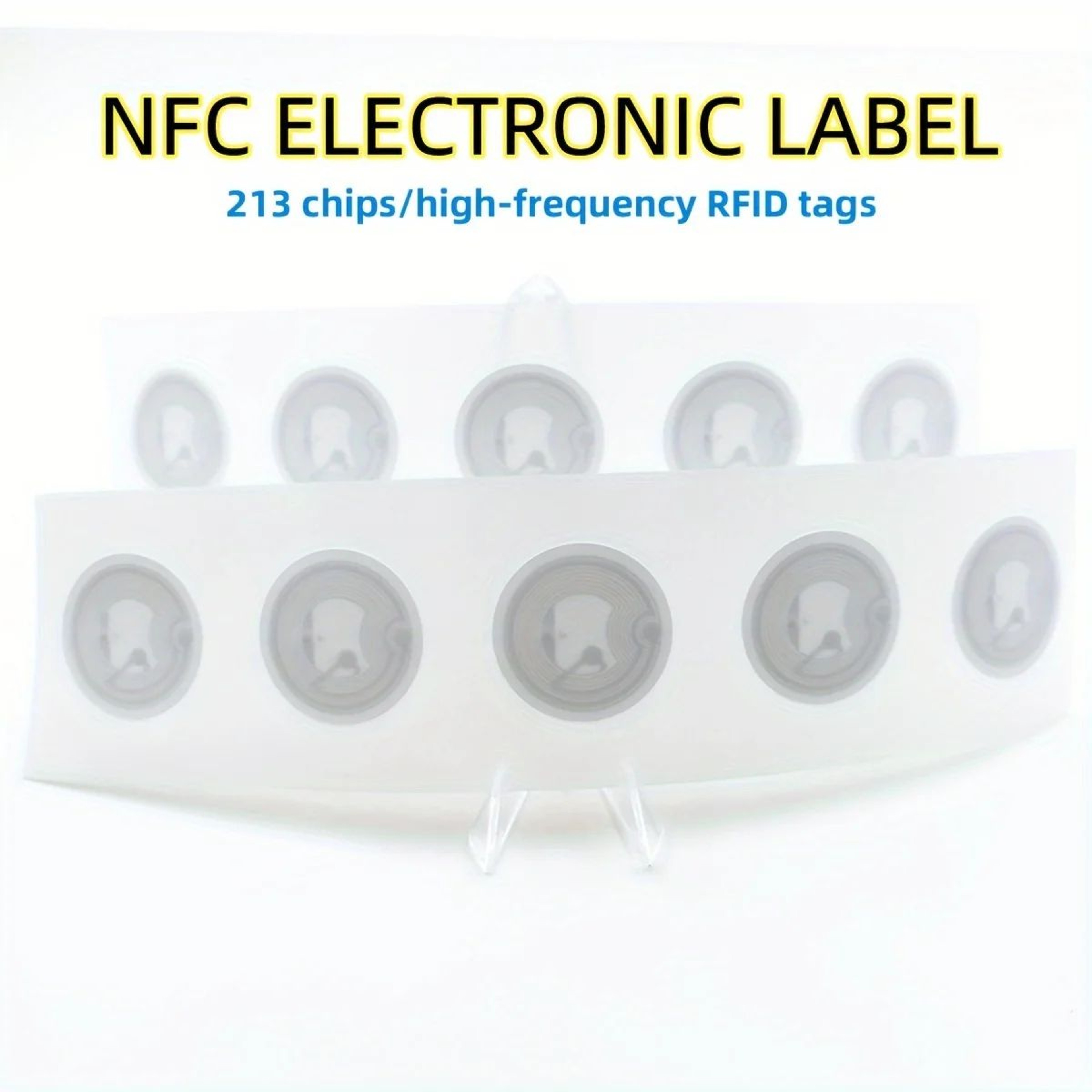 NFC Tag Stickers  Rewritable NTAG213215 Labels With 144504 Byte Memory For BatteryFree Smartphone T 1
