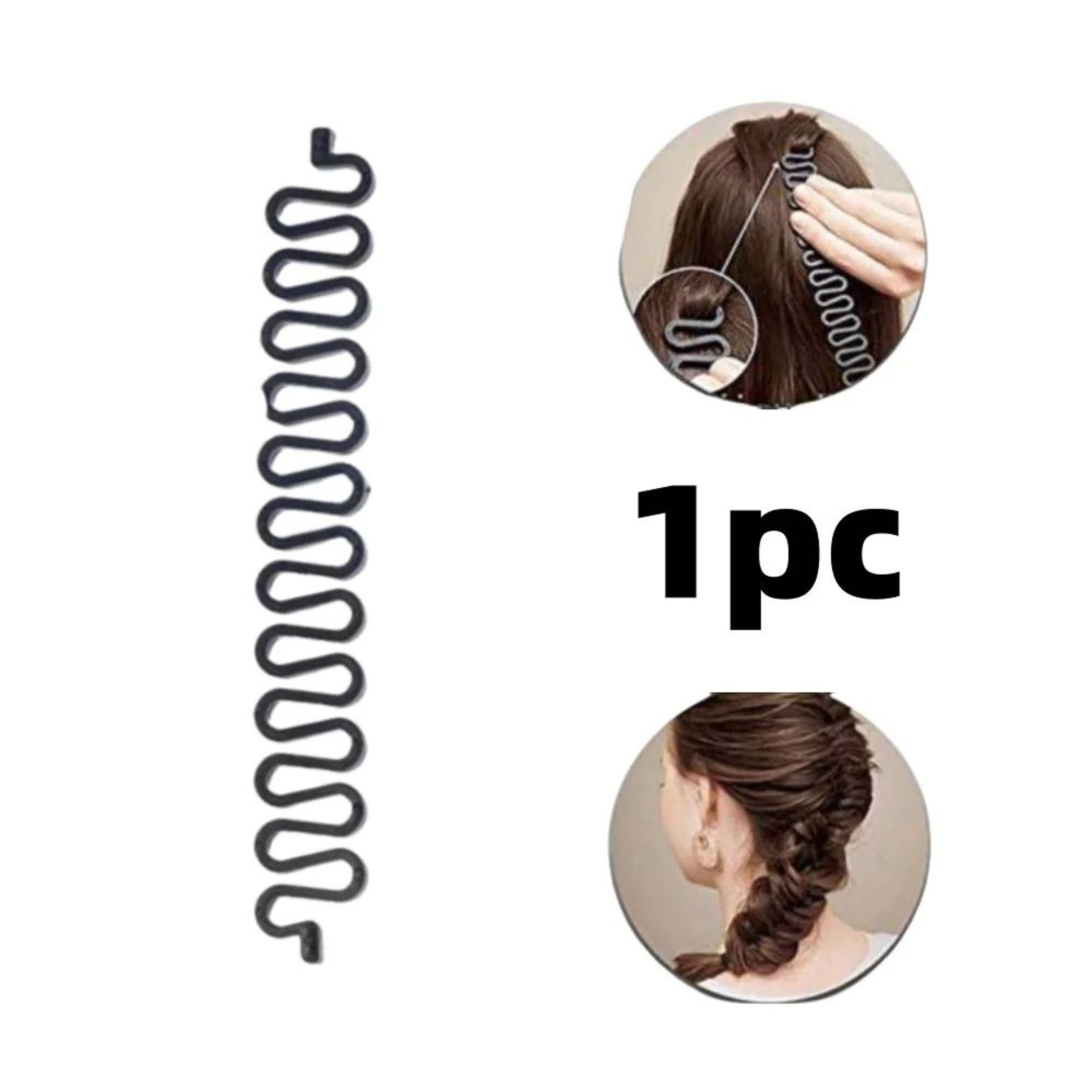 DIY Hair Braiding Tools  Fishbone Braid Maker Set For Simple Ponytail Styling Creative Braided Look