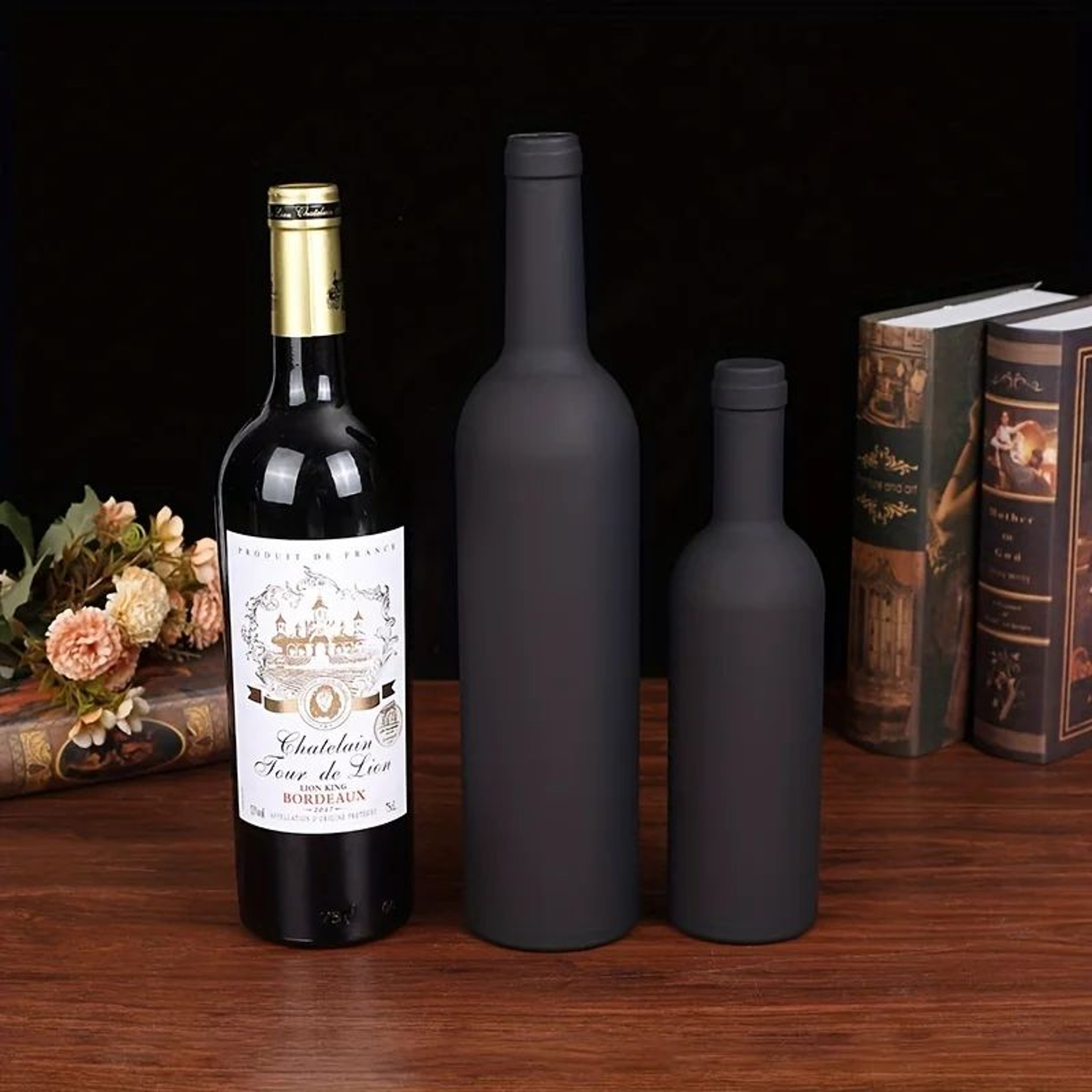Wine Accessories Gift Set  Stainless Steel Opener With Corkscrew Stopper Pourer  Foil Cutter For Ho 2