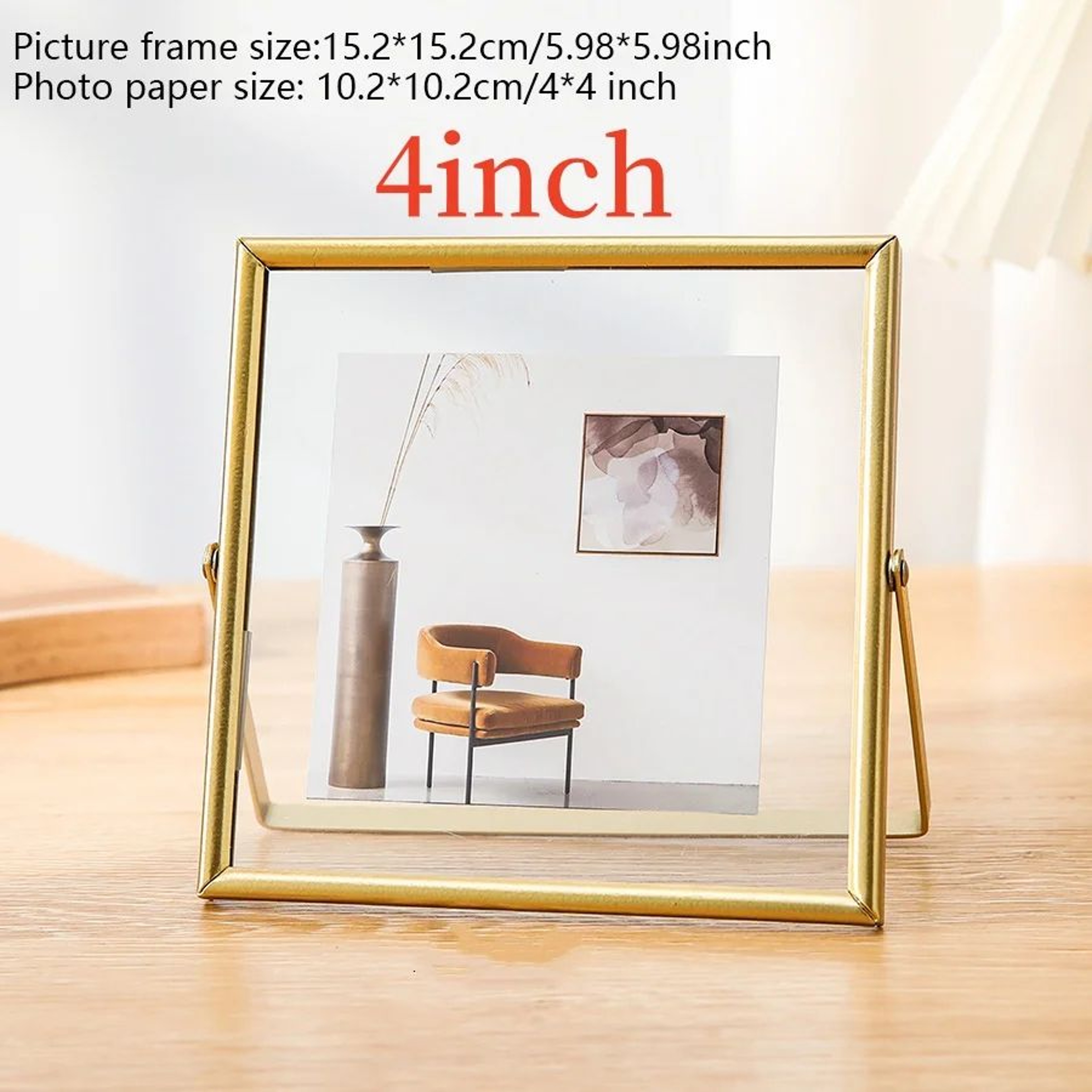 Clear Acrylic Photo Frame  Simple Tabletop Picture Display For DIY Handmade Photos Christmas Gifts  8