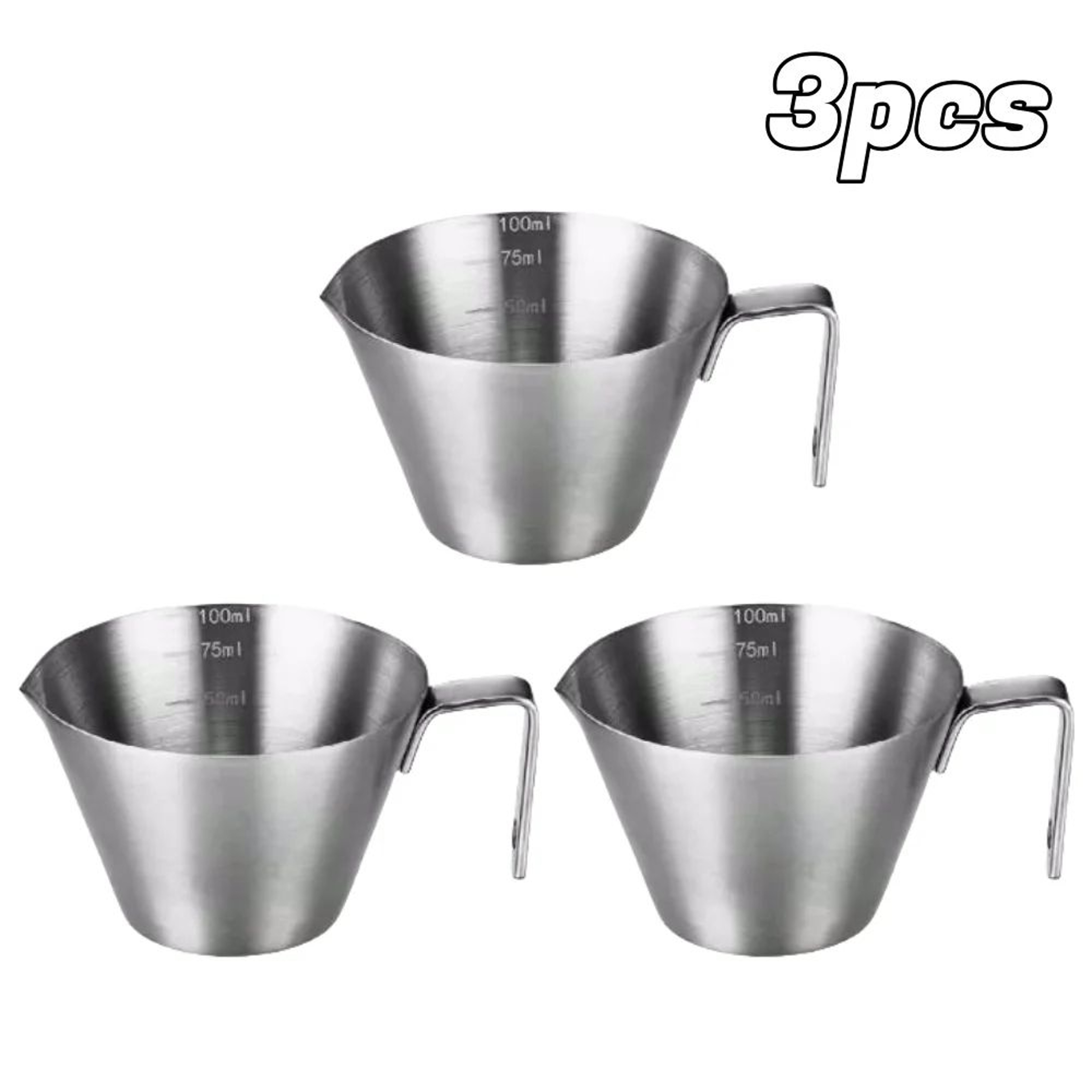 Stainless Steel Measuring Cup  35 Fl Oz Coffee Shot Cup With A Handle And Scale For Espresso Milk P 9
