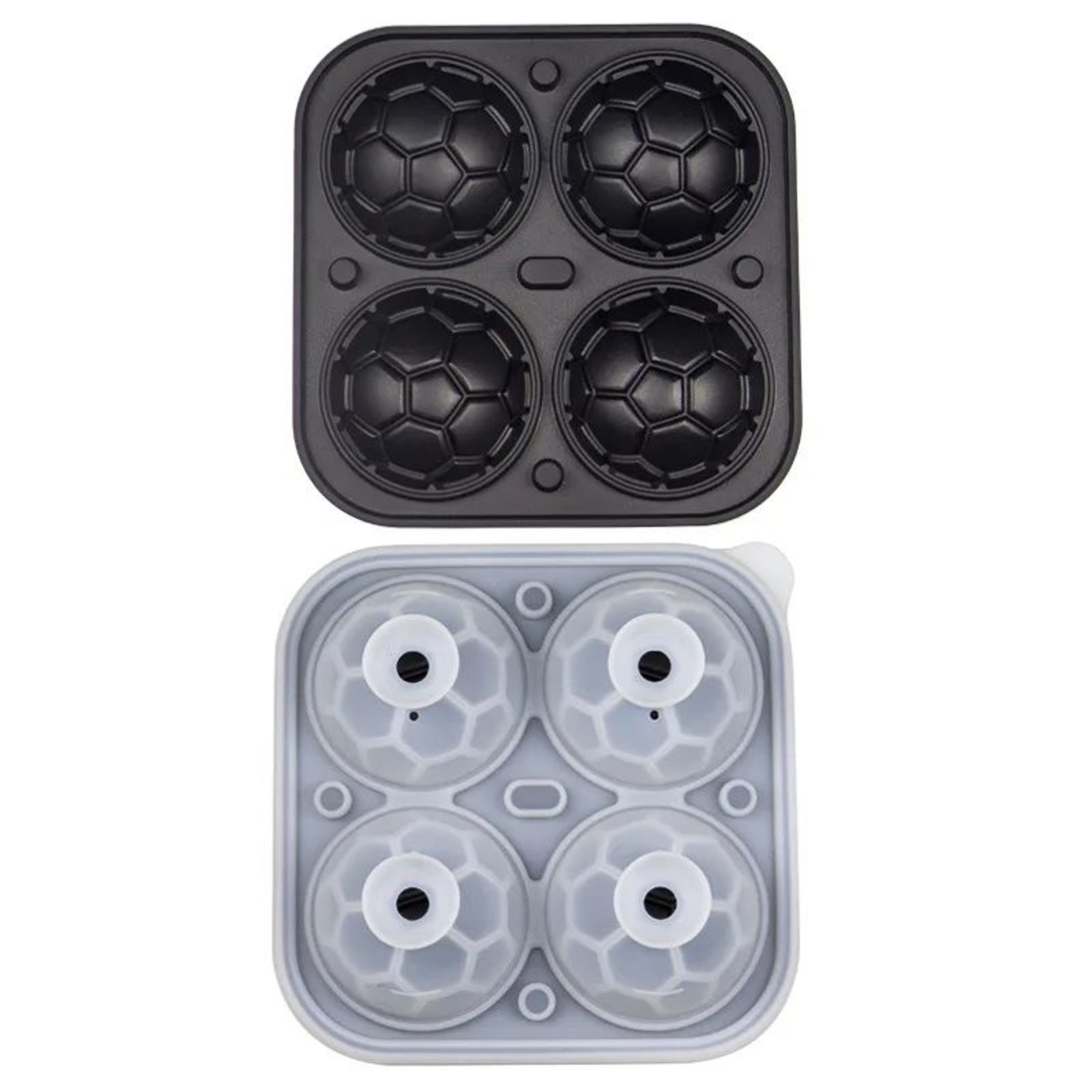 Football Ice Mold  Silicone Sports Ball Ice Tray For Cooler Party Drinks Match Day Gatherings And F 7