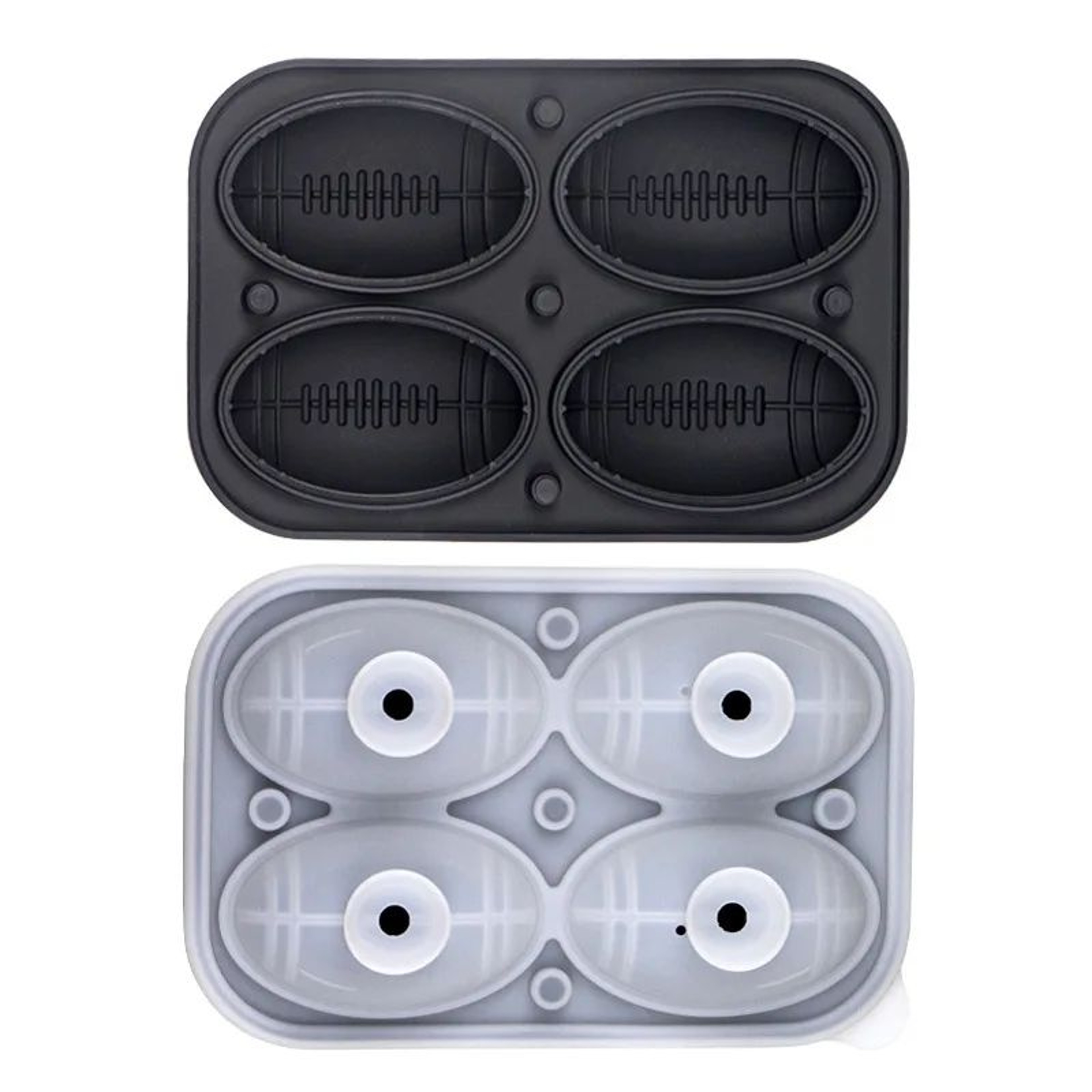 Football Ice Mold  Silicone Sports Ball Ice Tray For Cooler Party Drinks Match Day Gatherings And F 9