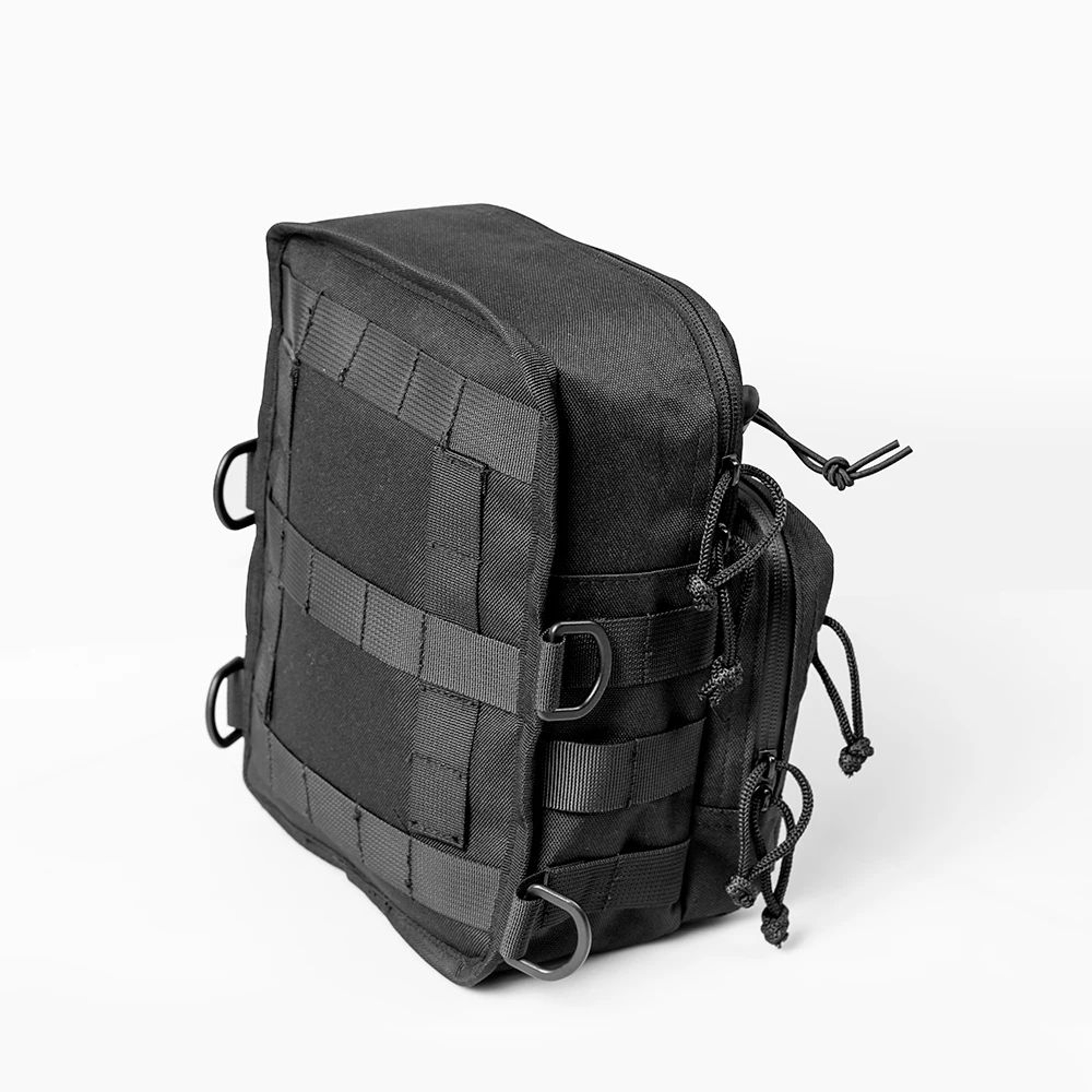 Motorcycle Handlebar Bag  WaterRepellent 1680D Nylon Storage With MOLLE Panels  4 Straps For Flexib 1