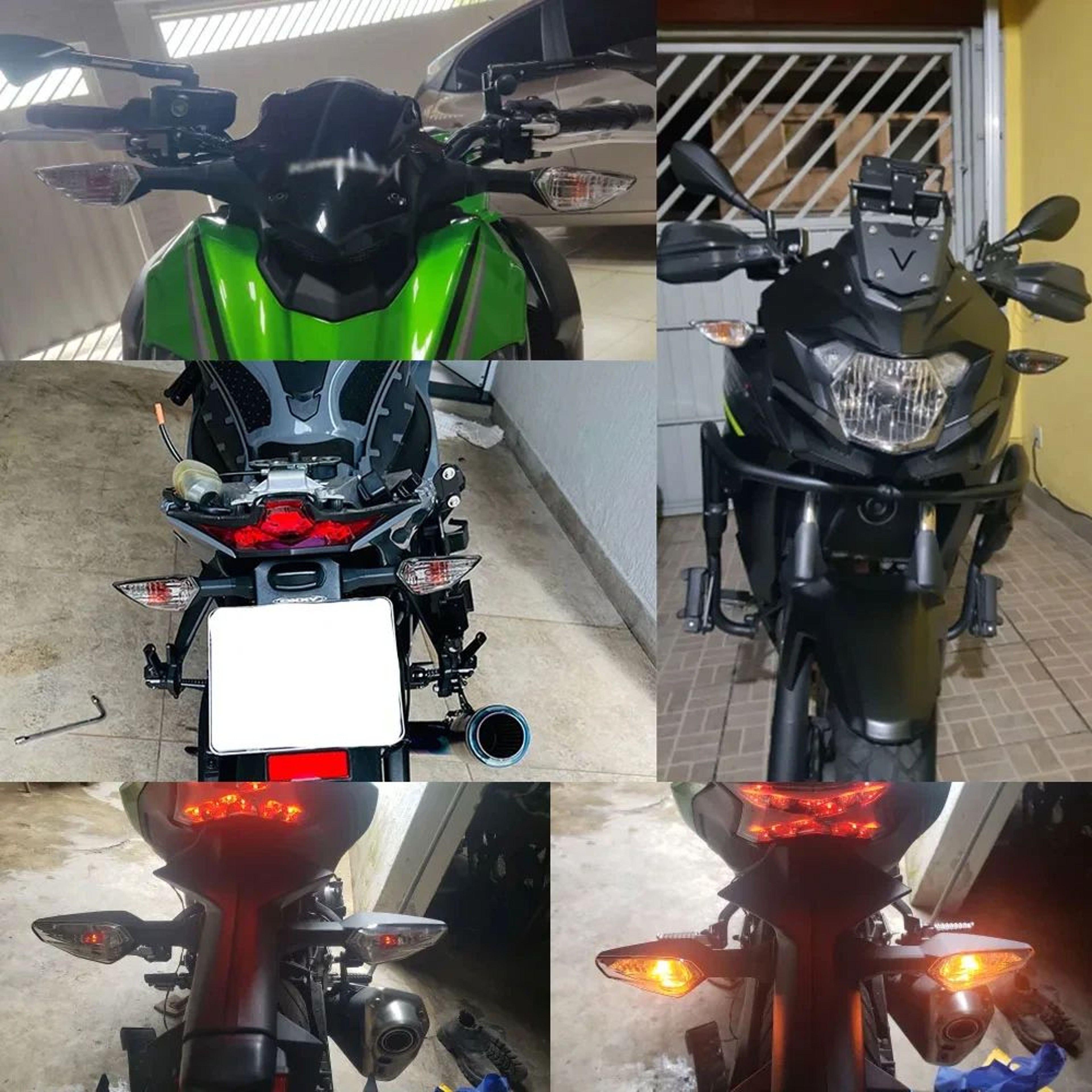 Motorcycle Turn Signal Lights  12V Replacement Blinkers With Clear Or Smoke Lenses For Compatible F 3