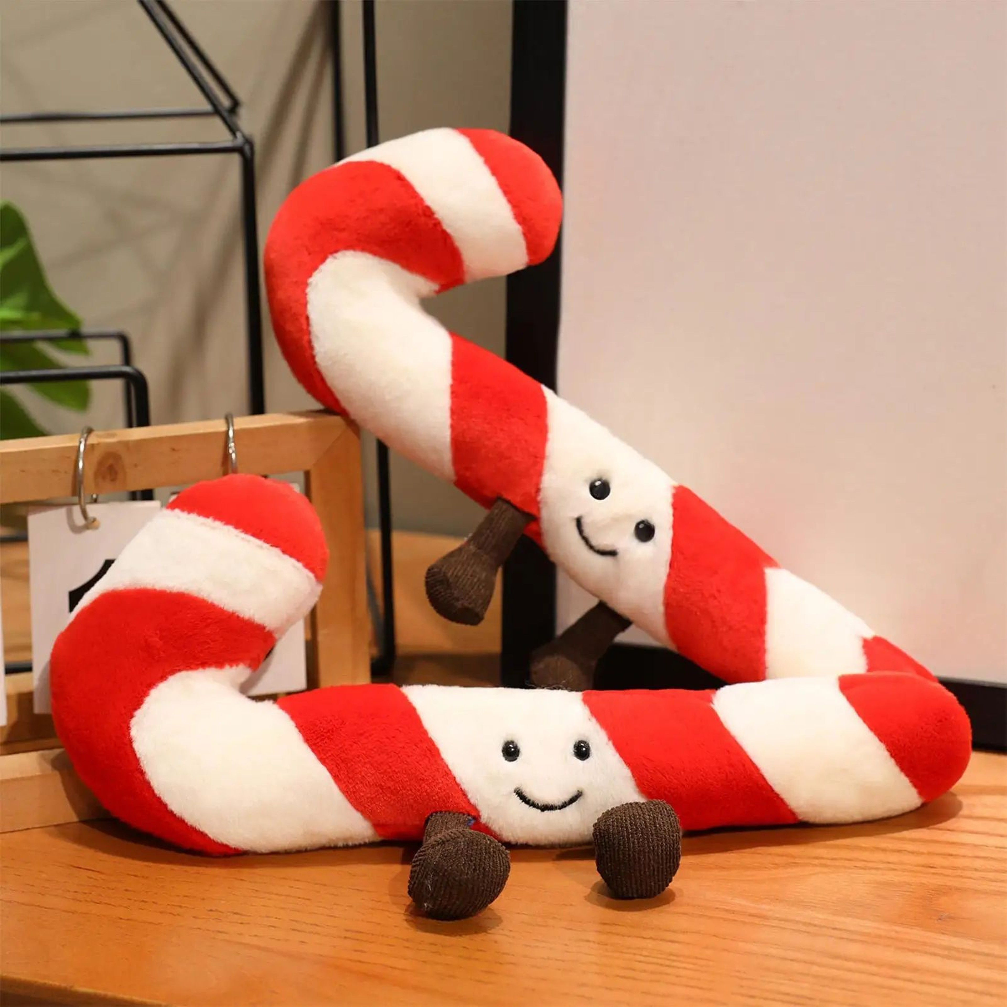 Candy Cane Christmas Pillow  1181 In Plush Accent Cushion For Festive Sofa And Bedroom Decor Cozy C 1