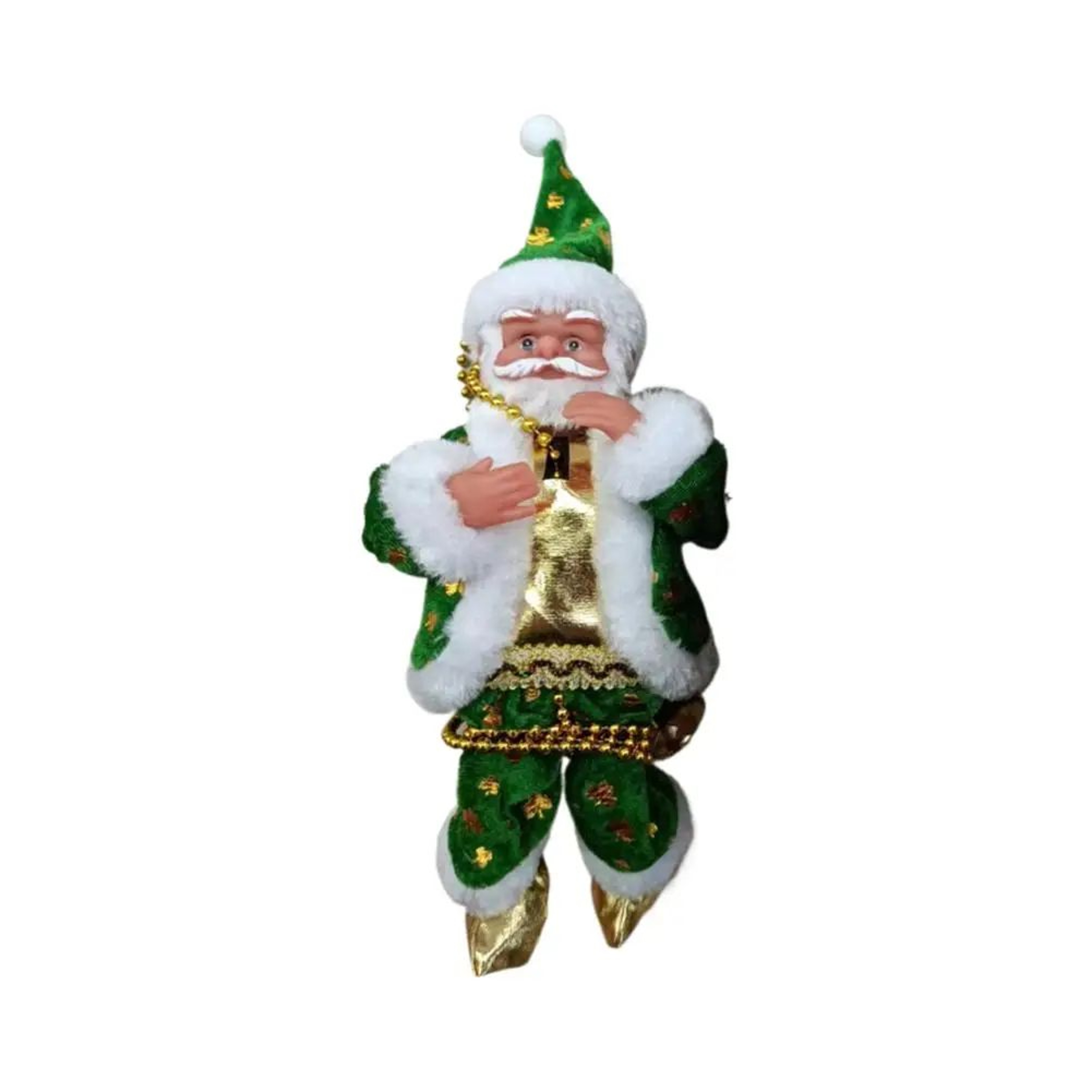 Climbing Santa Christmas Doll  Animated Bead Chain Decoration With Lights  Music For Festive Home D 6