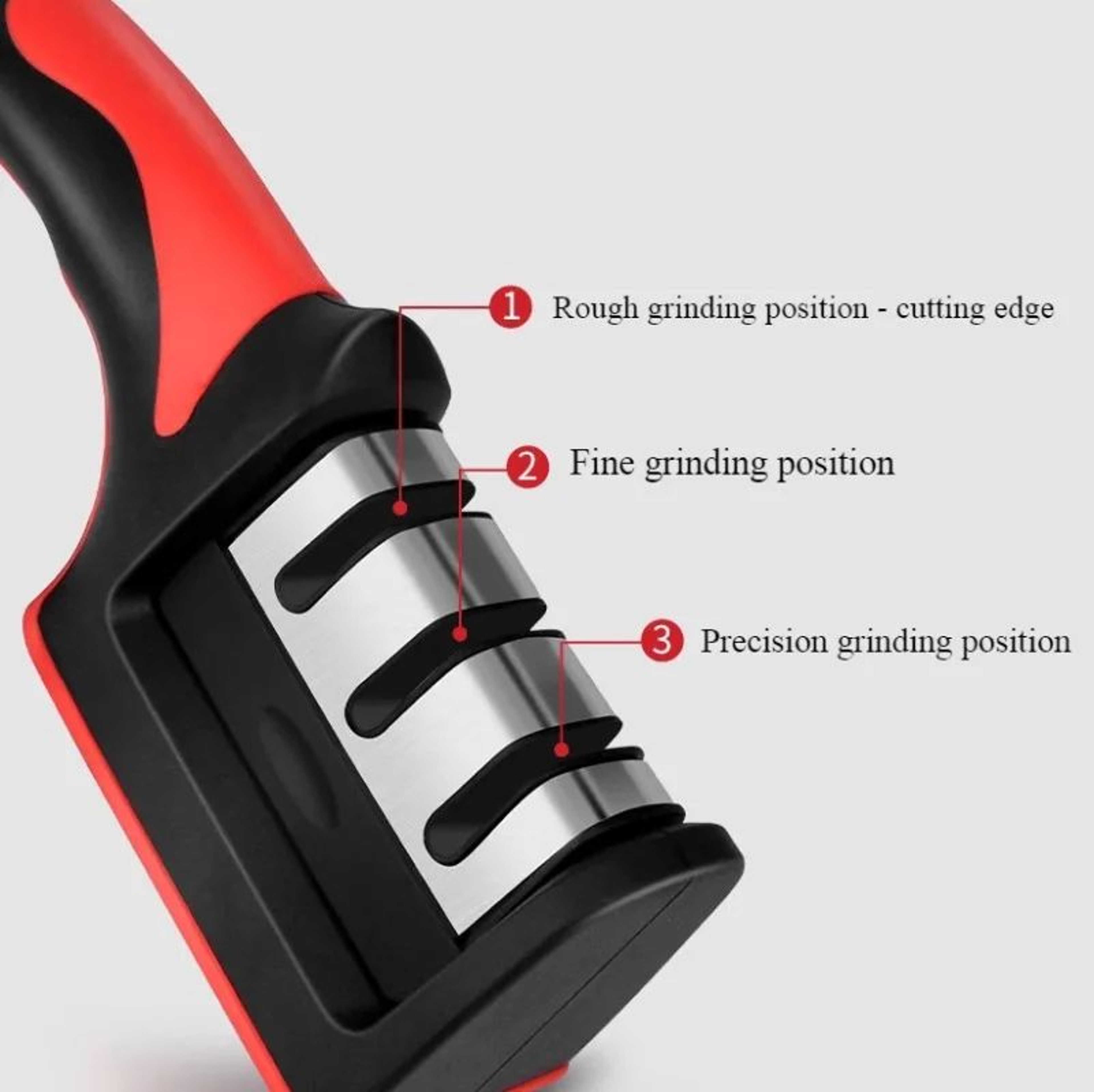 Handheld Kitchen Knife Sharpener  34 Stage Manual Sharpening Tool For Convenient Blade Maintenance  3