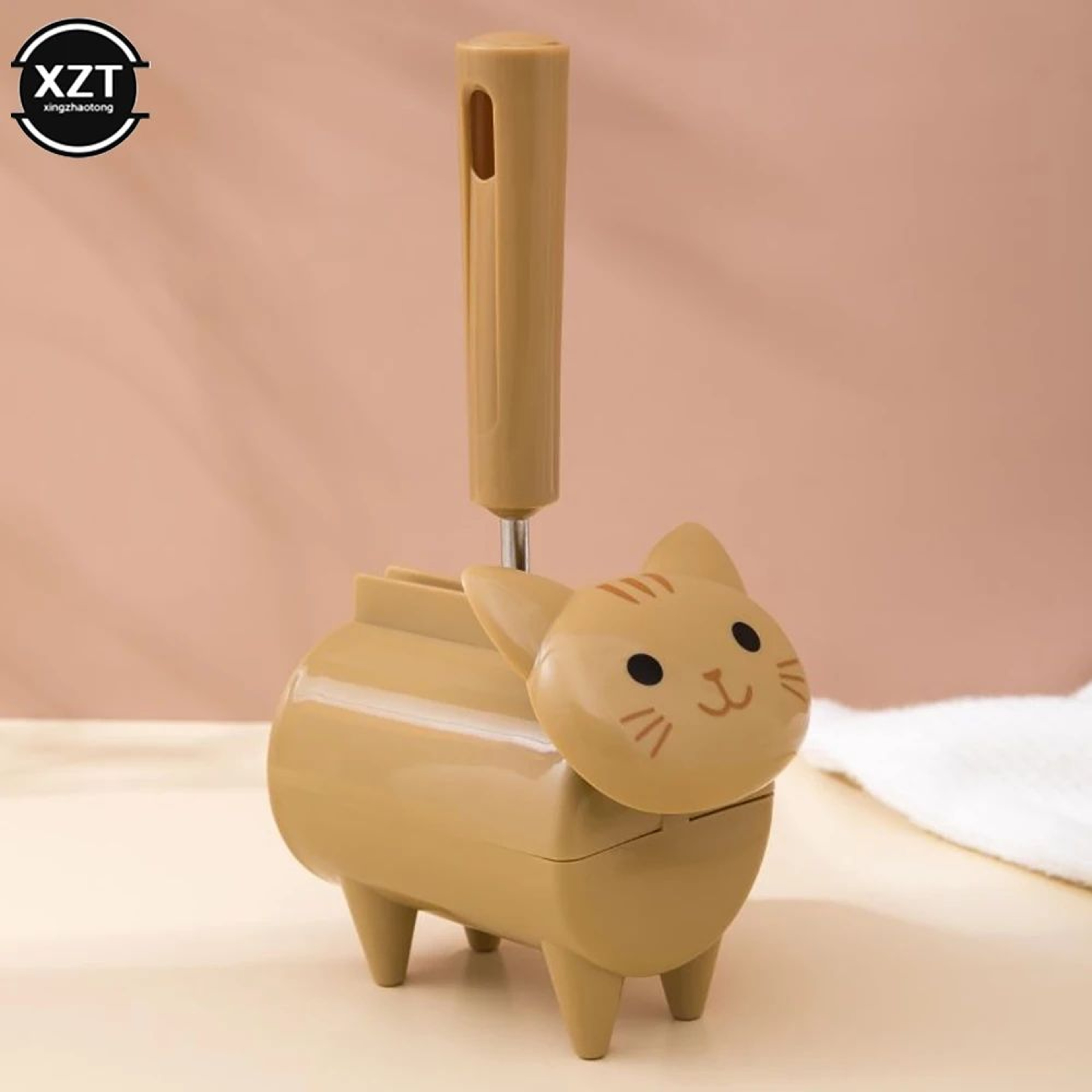 Cute Cat Lint Roller  Portable Pet Hair Remover For Clothes  Sofas Sticky Dust Cleanup With Playful 8