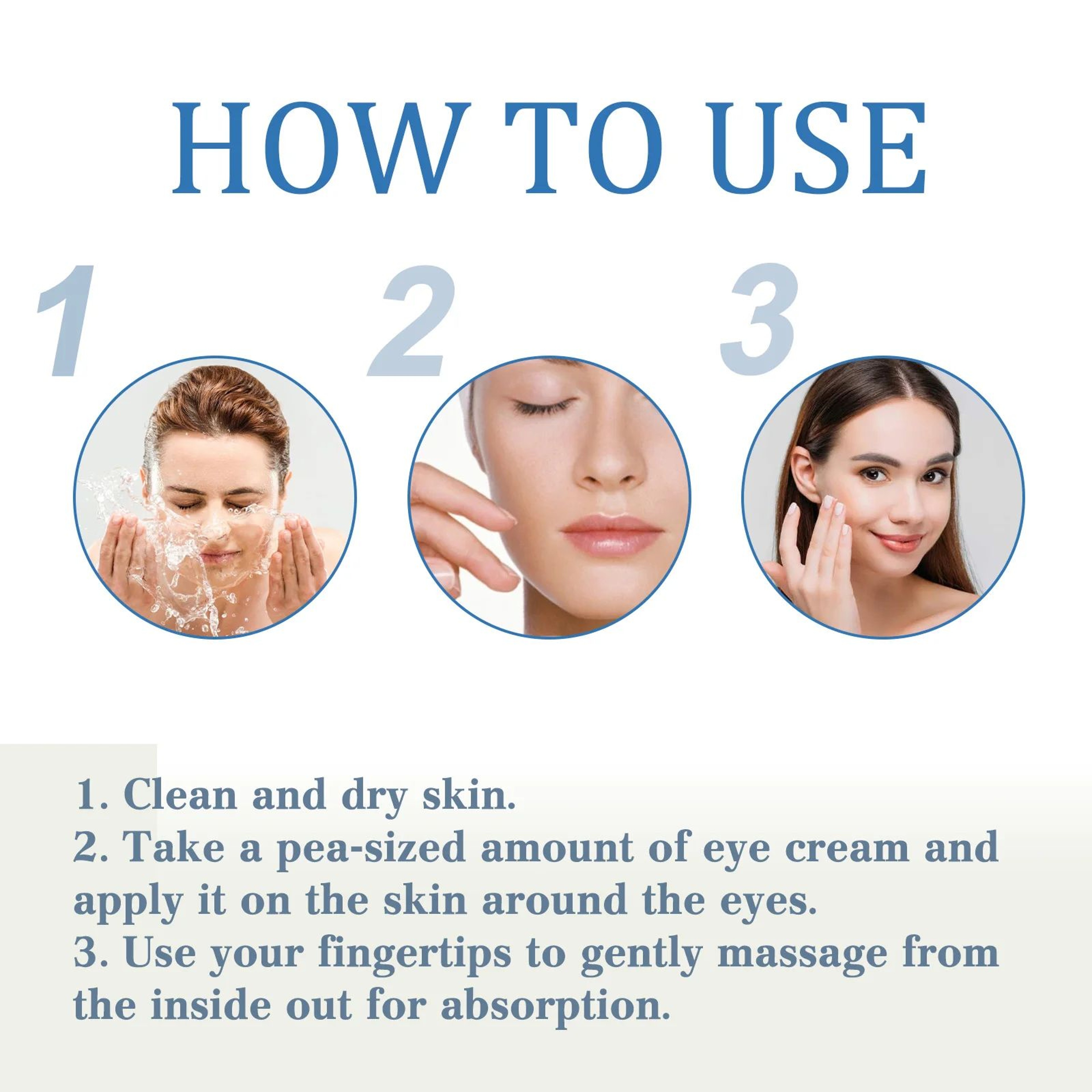 Moisturizing Eye Cream  071 Oz Hyaluronic Acid Eye Care For Hydrated SmootherLooking Skin  A Refres 5