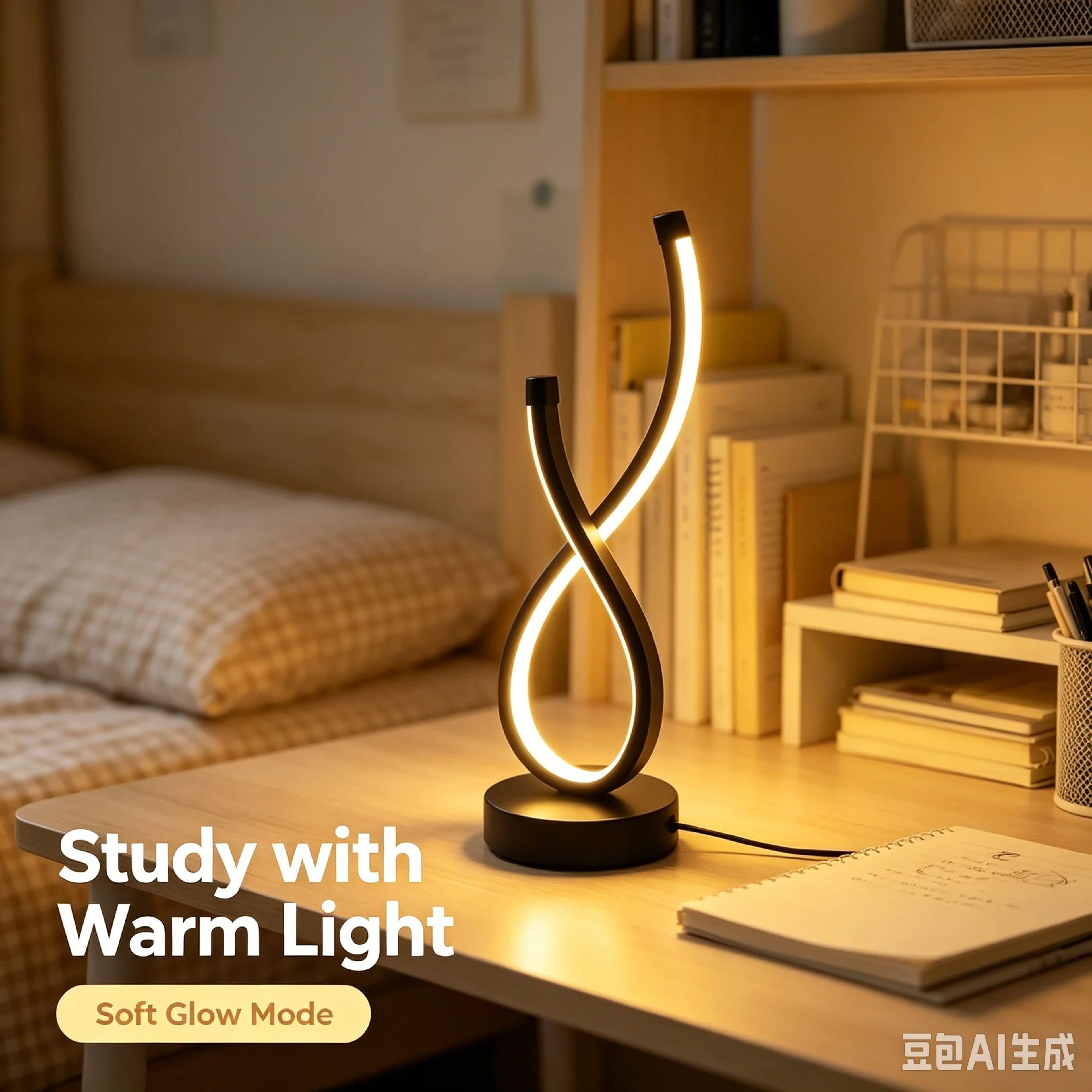 Decorative LED Table Lamp  Compact Accent Lighting For Cozy Bedrooms Restaurant Tables Coffee Shops 0