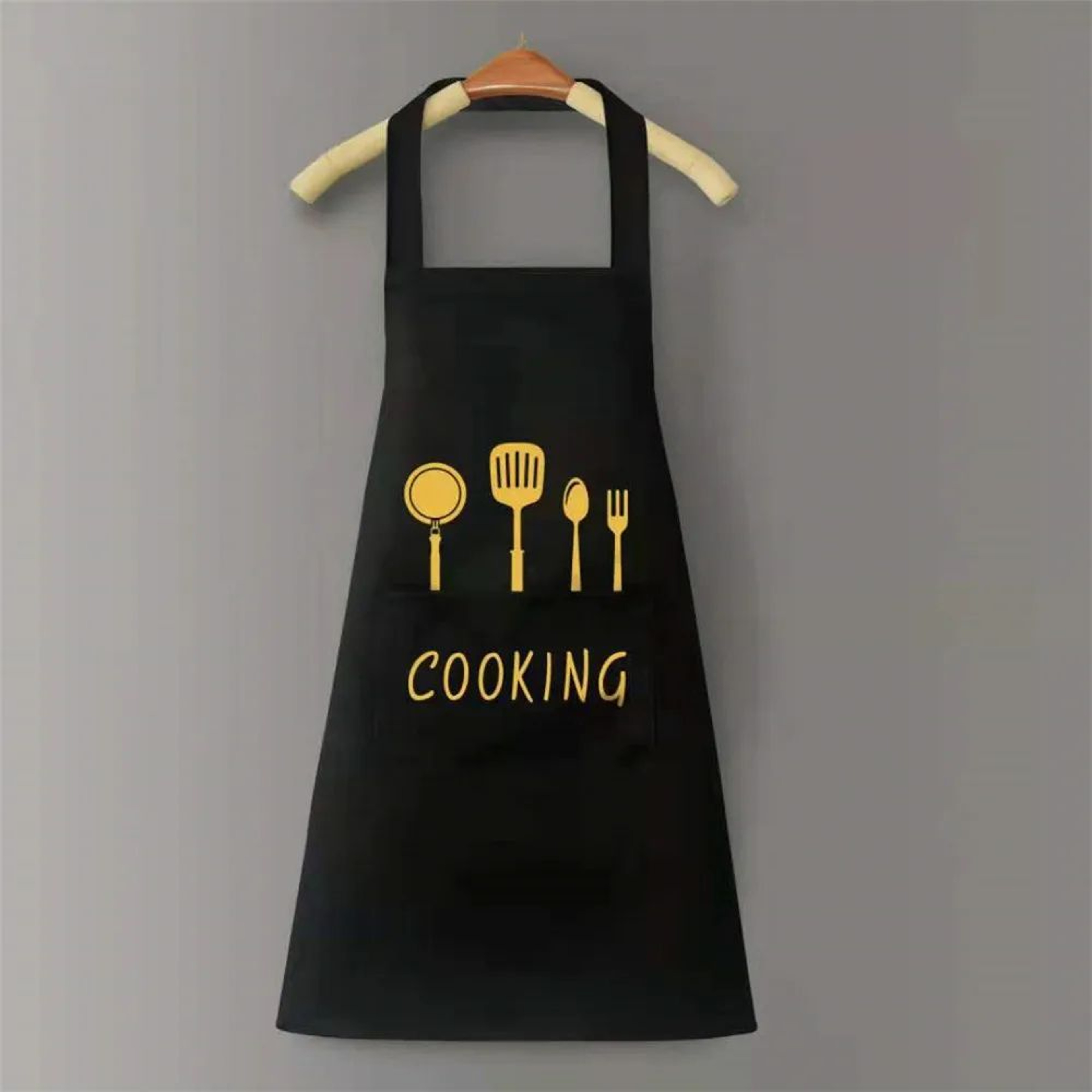 Waterproof Kitchen Apron  Oilproof PVC Cooking Cover For Men  Women Daily Meal Prep Coffee Shops  H 1