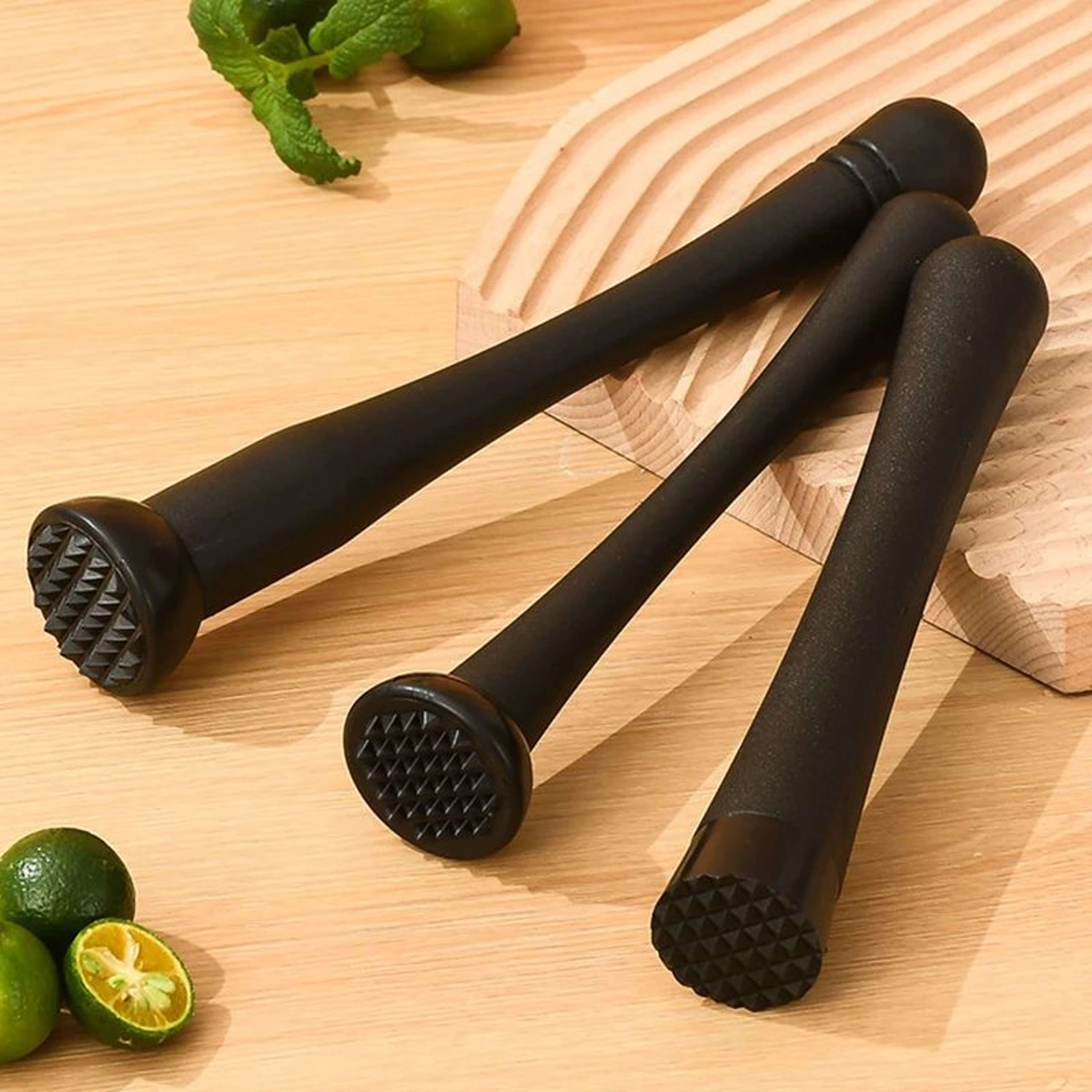 Cocktail Muddler  Stainless Steel Bar Tool With Grooved Nylon Head For Mojitos Fruit Mashing  Homem 0