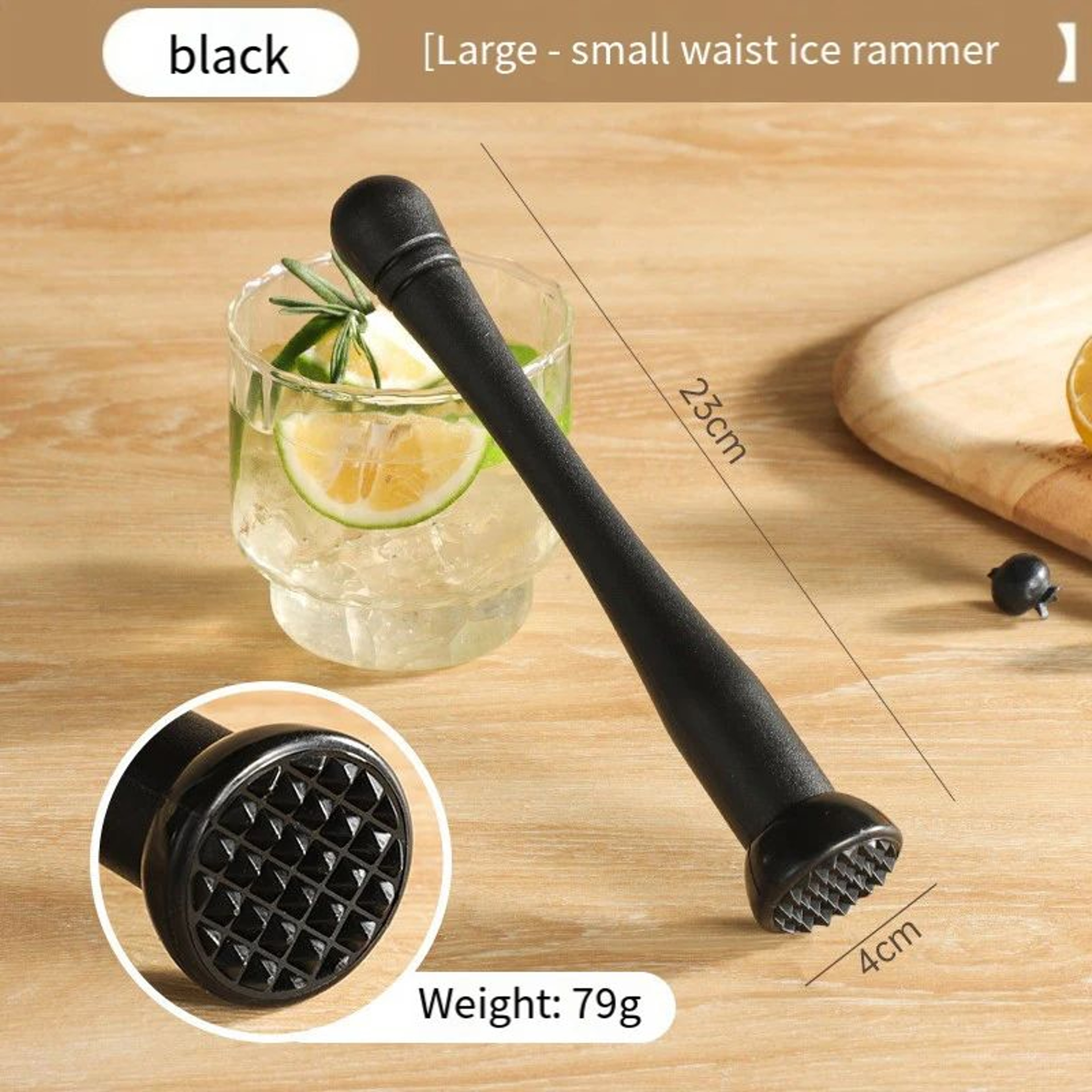 Cocktail Muddler  Stainless Steel Bar Tool With Grooved Nylon Head For Mojitos Fruit Mashing  Homem 6