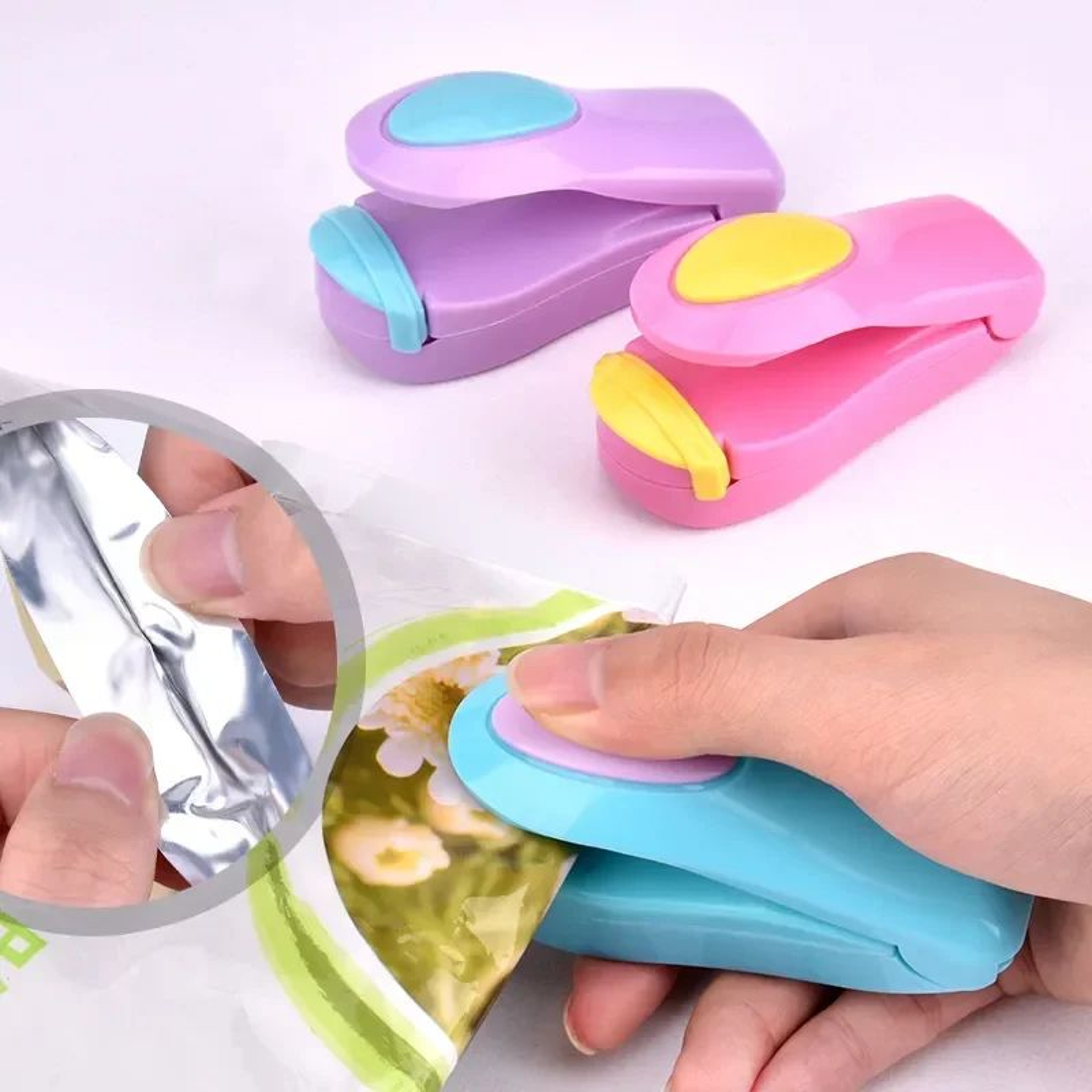 Mini Bag Heat Sealer  Portable Snack Packet Sealing Tool For Easy Kitchen Storage Opened Packets An 0