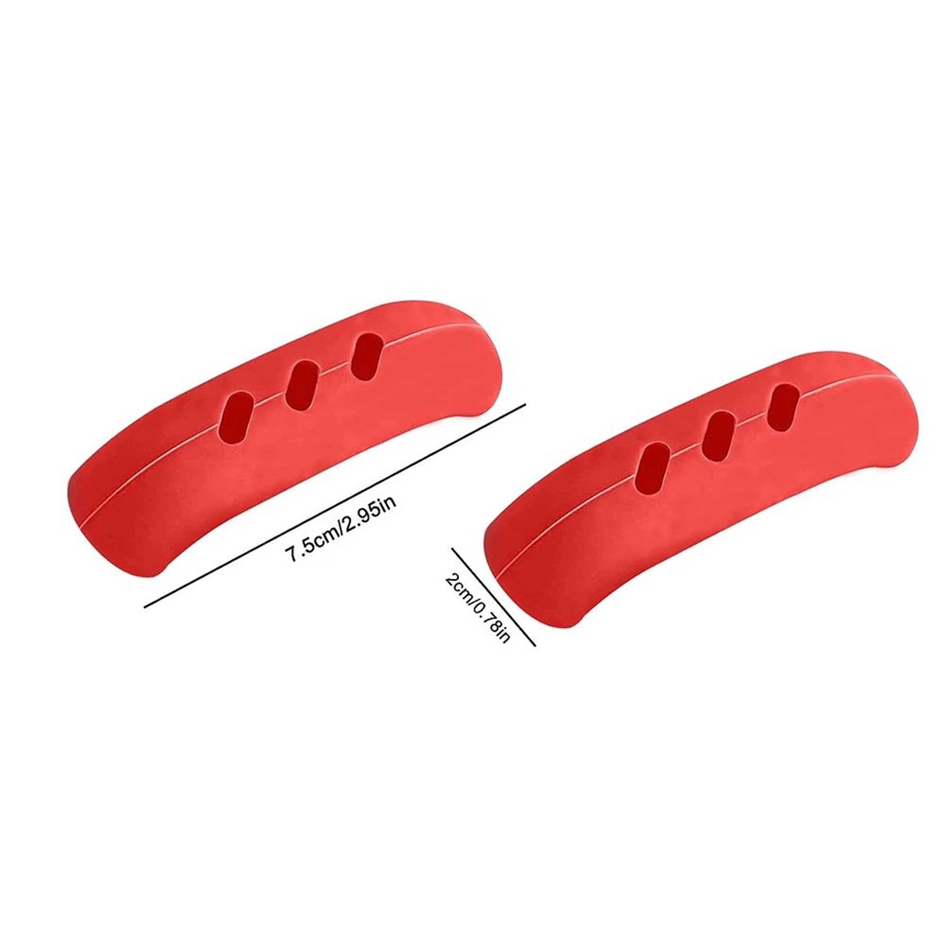 Silicone Pan Handle Covers  2pcs HeatResistant Grip Sleeves With NonSlip Arc Design For Skillets Po 8