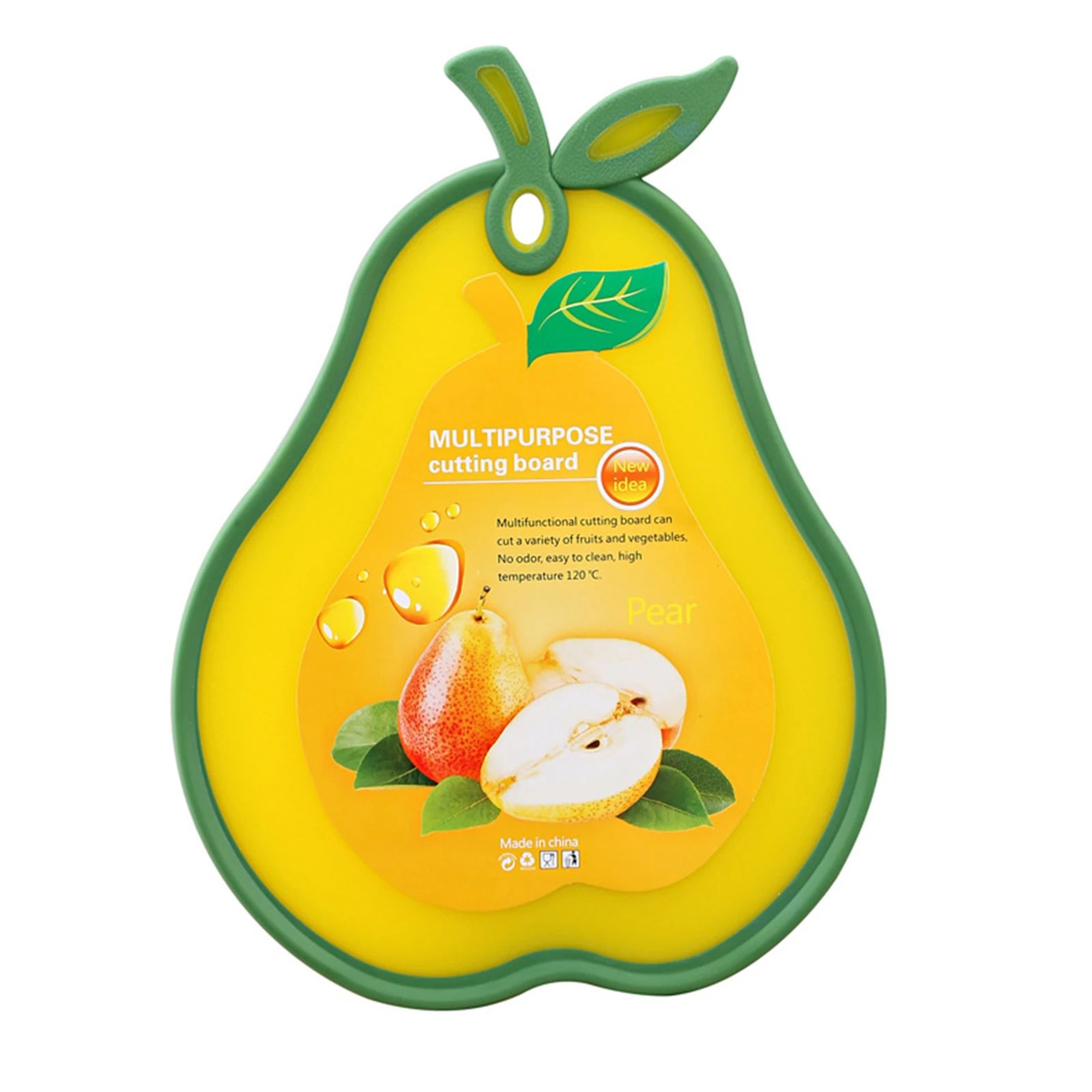 Fruit Shape Cutting Board  Reversible PP Chopping Surface With NonSlip Edge For Vegetables Cheese A 9