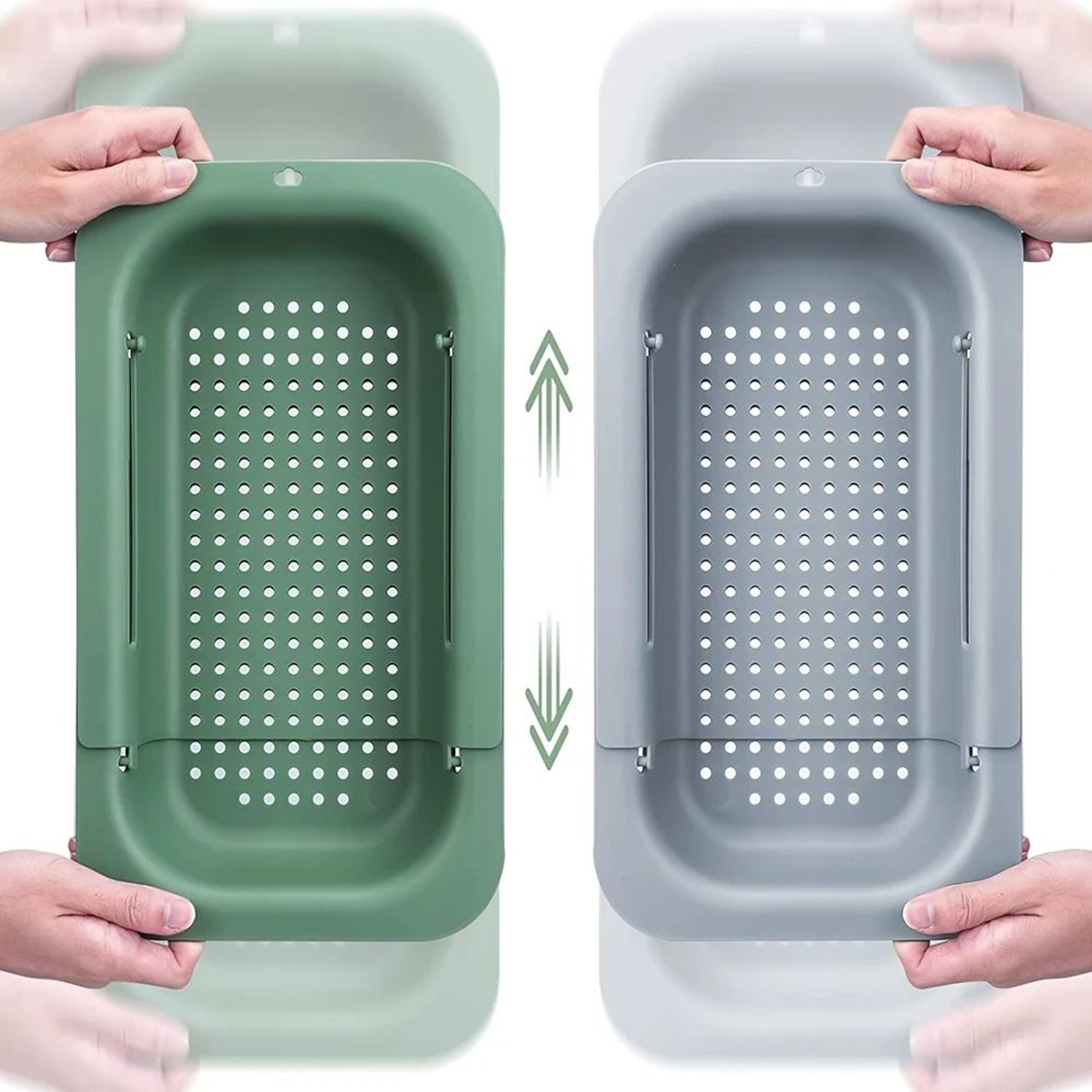 Over Sink Colander  Extendable 115188 In Strainer Basket For Washing Produce Draining Pasta And Eas 0