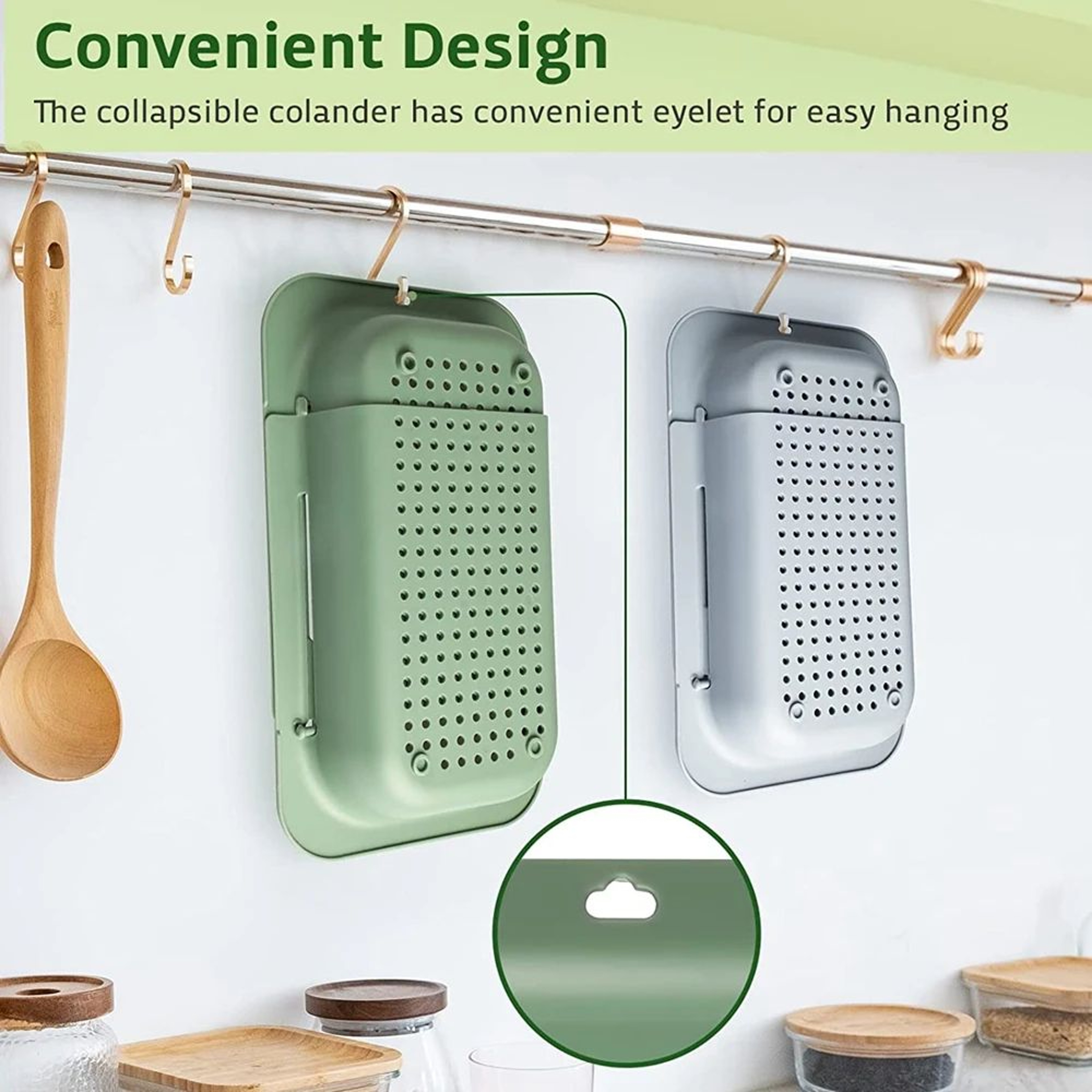 Over Sink Colander  Extendable 115188 In Strainer Basket For Washing Produce Draining Pasta And Eas 4