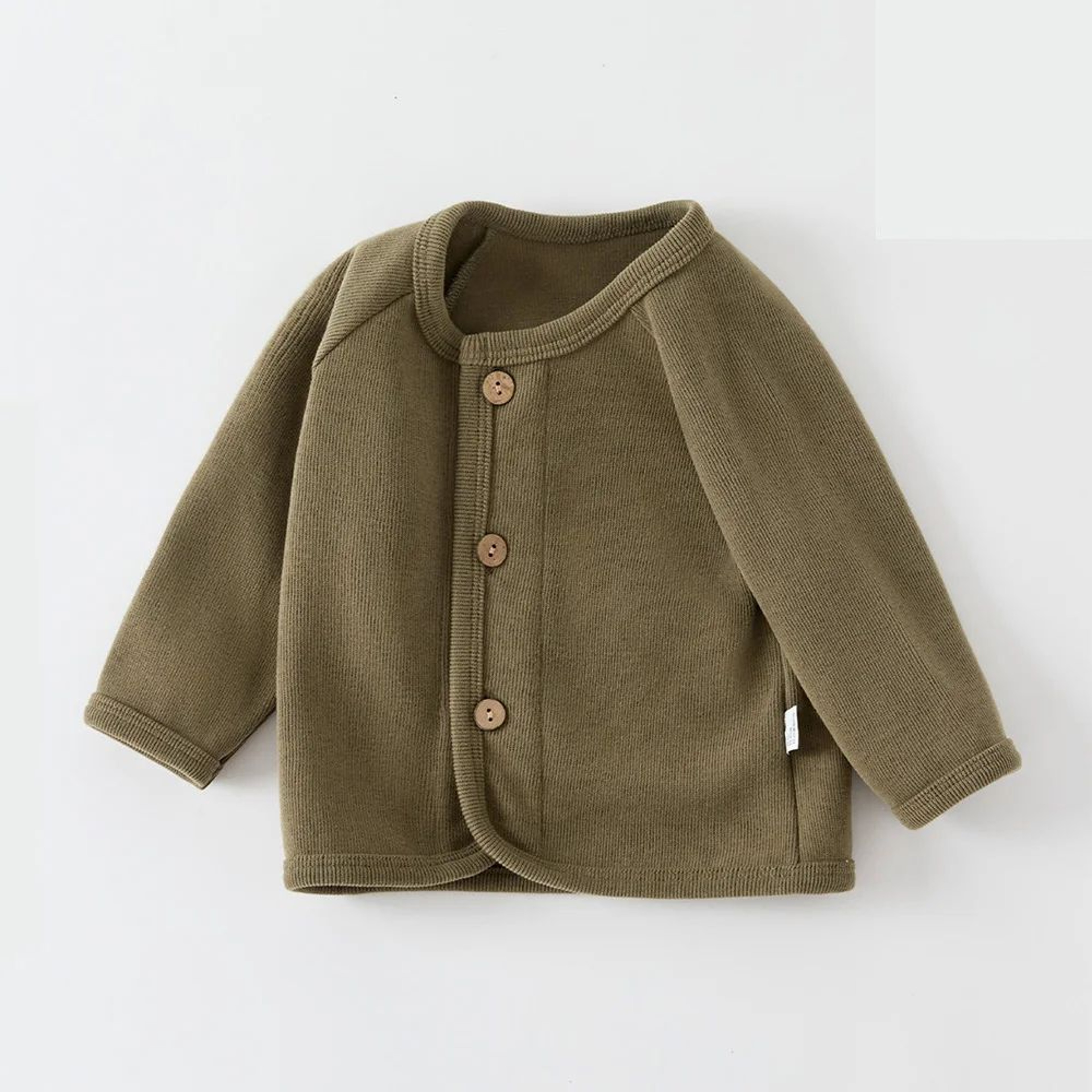 Kids Knitted Cardigan  Solid Color Sweater For Boys  Girls Spring  Autumn Layering School Outfits   1