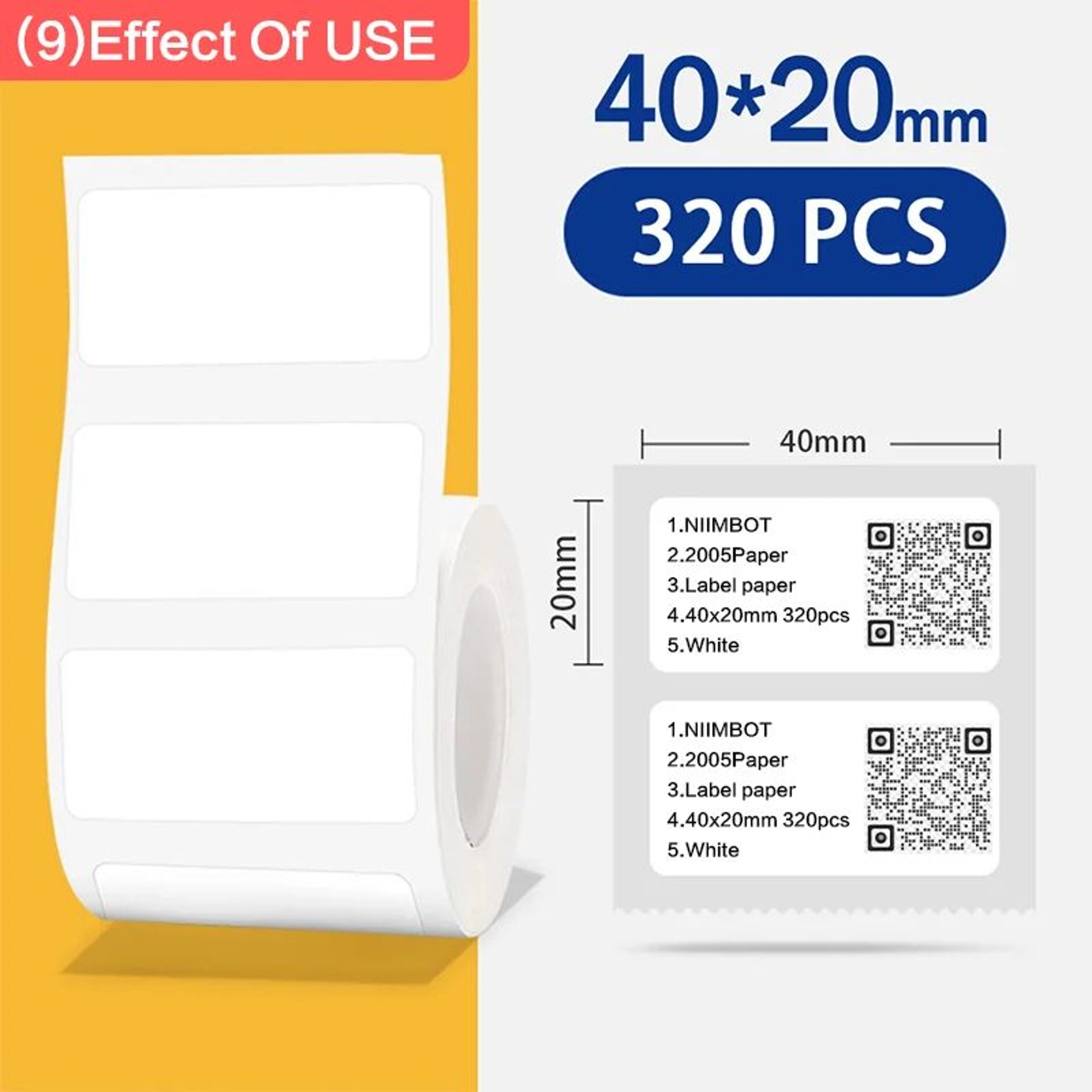 SelfAdhesive Label Refill  Sticker Paper For B1 B21  B3S Label Makers Name Tags Stationery And Home 7