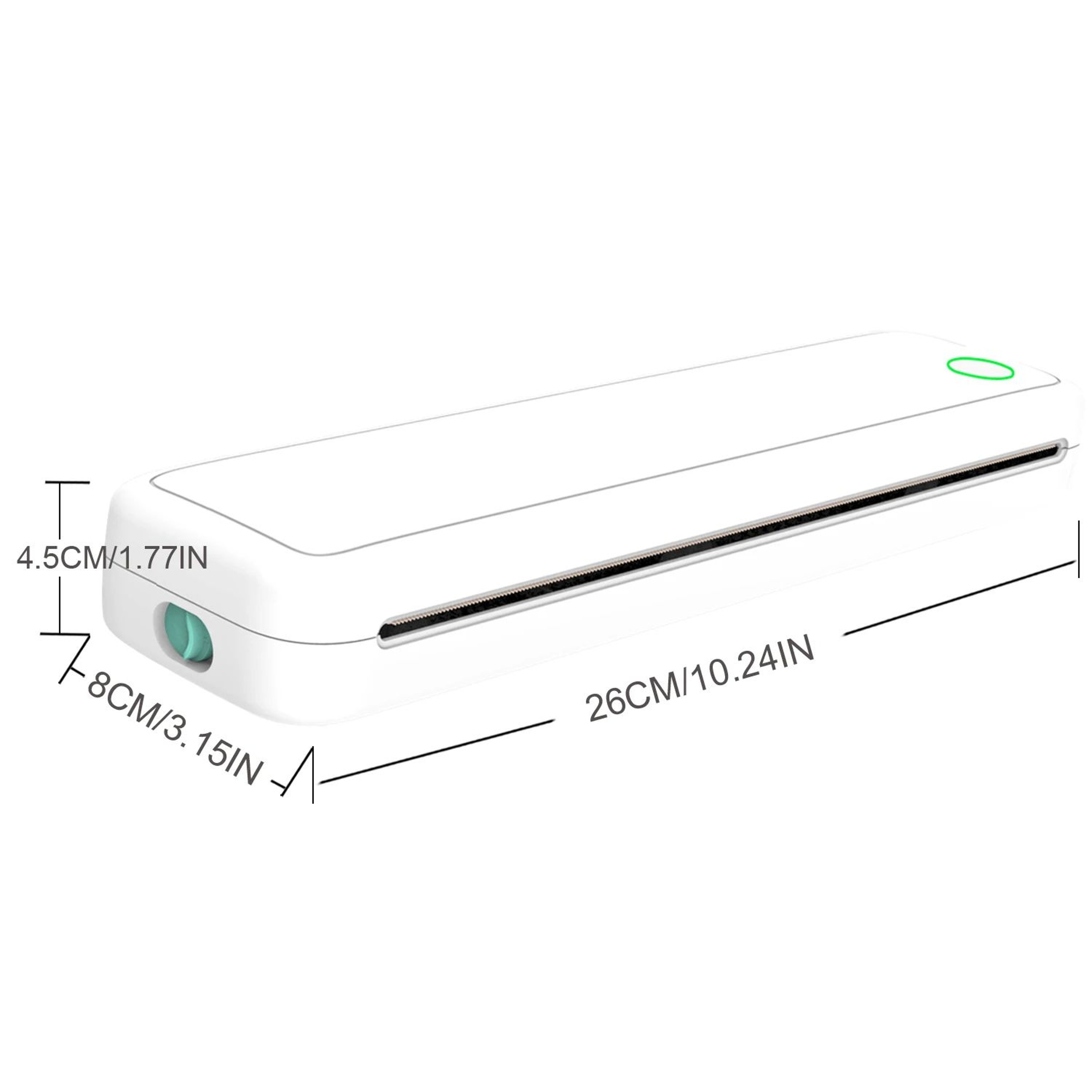 Portable A4 Thermal Printer  Wireless InkFree Text Printing For Mobile Phones  Laptops Home Office  5