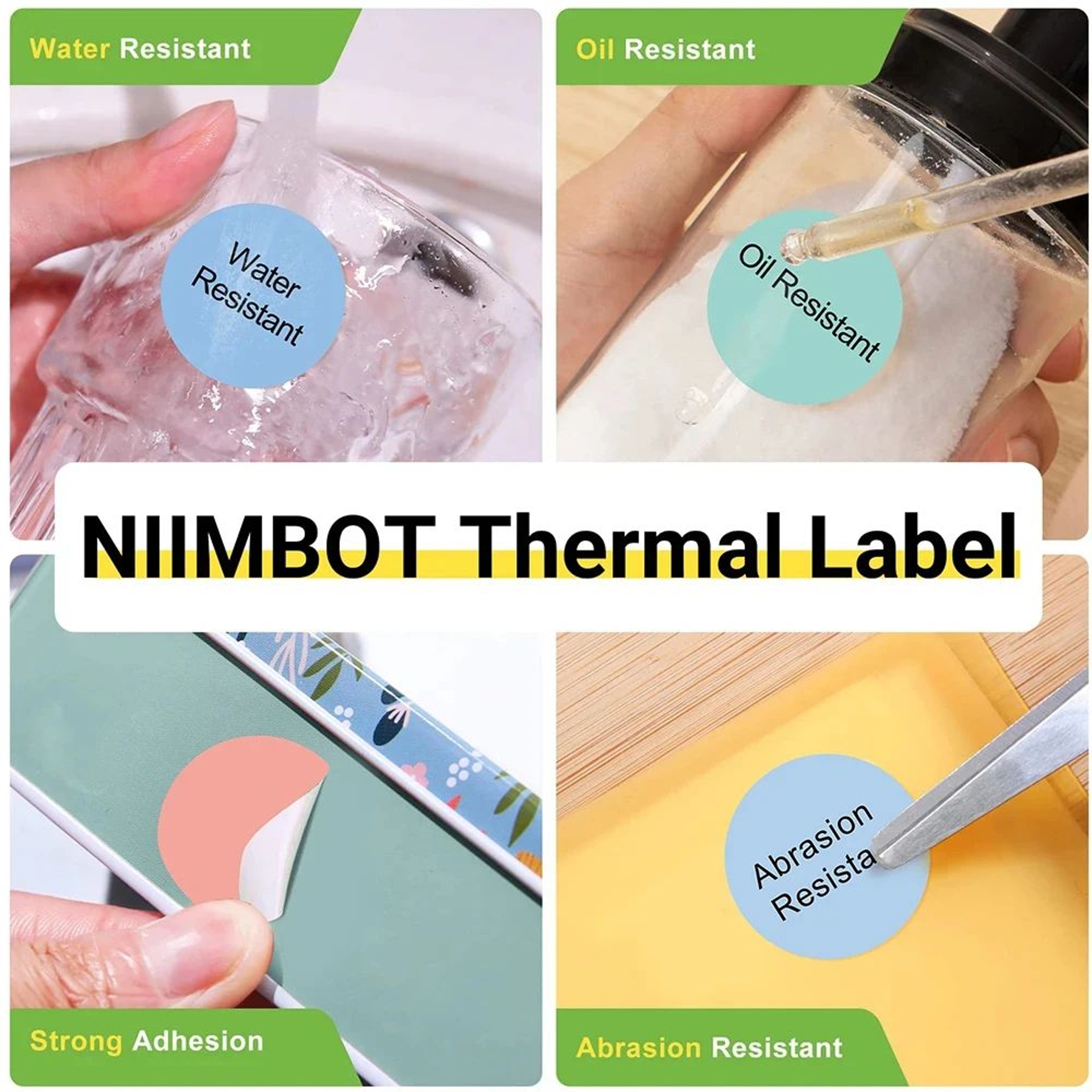 Round Thermal Label Stickers  Colorful Waterproof Adhesive Paper For B1 B21  B3S Printers Home  Bus 2