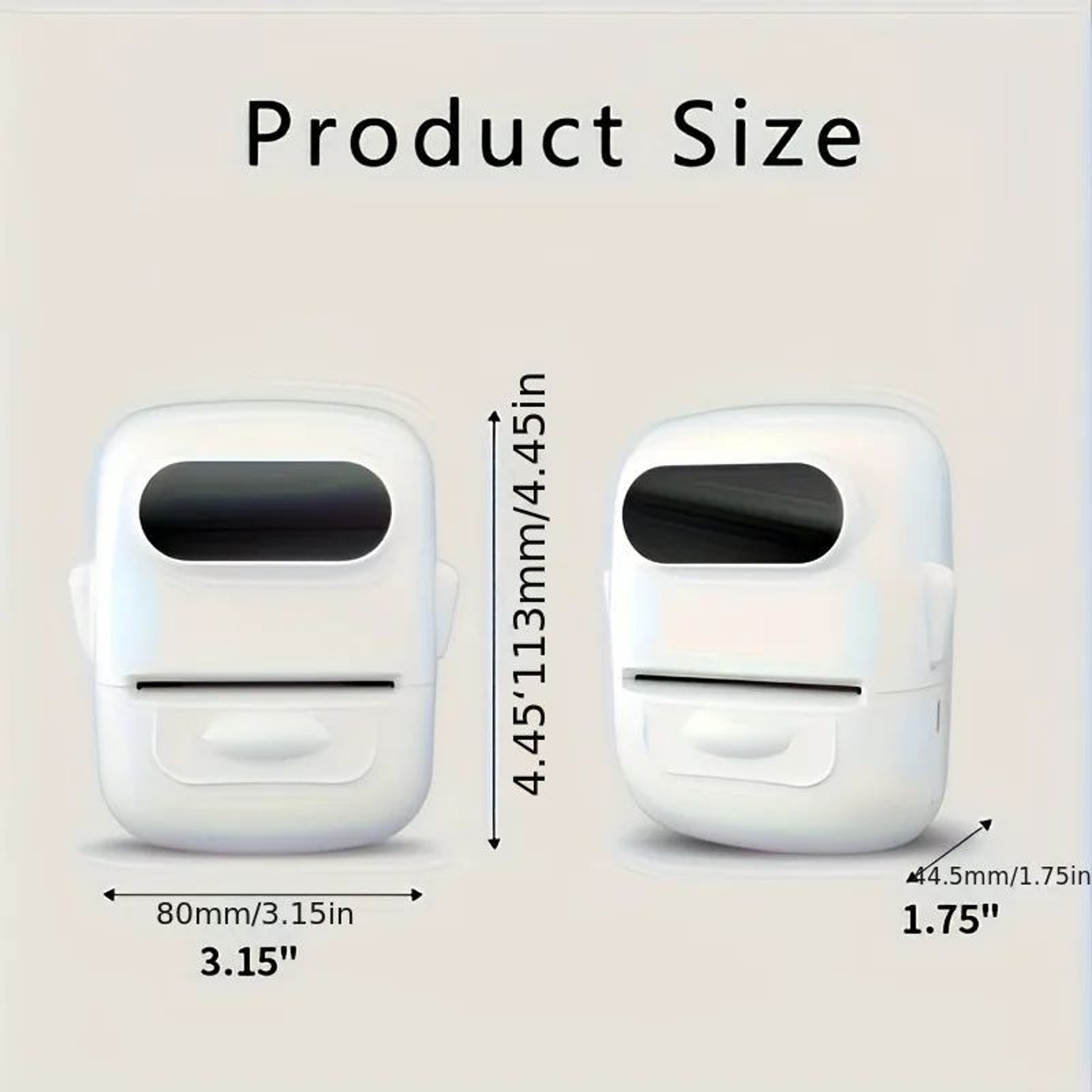 Thermal Label Printer  P50 Bluetooth  USB Inkless Sticker Maker With 230 Labels For Home DIY Projec 1