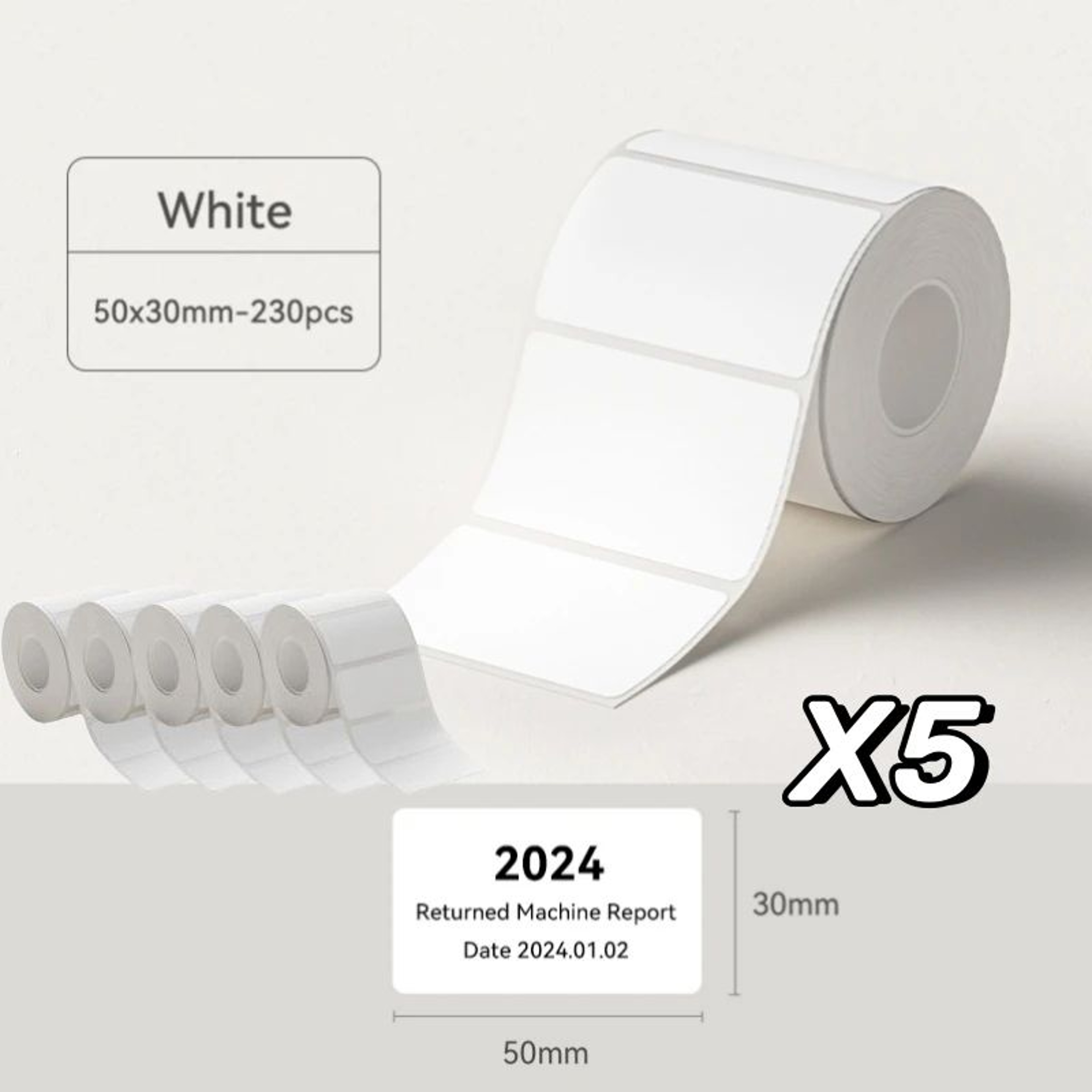 Thermal Label Paper  SelfAdhesive Sticker Rolls For B21  B3S Printers For Home Organization Name Ta